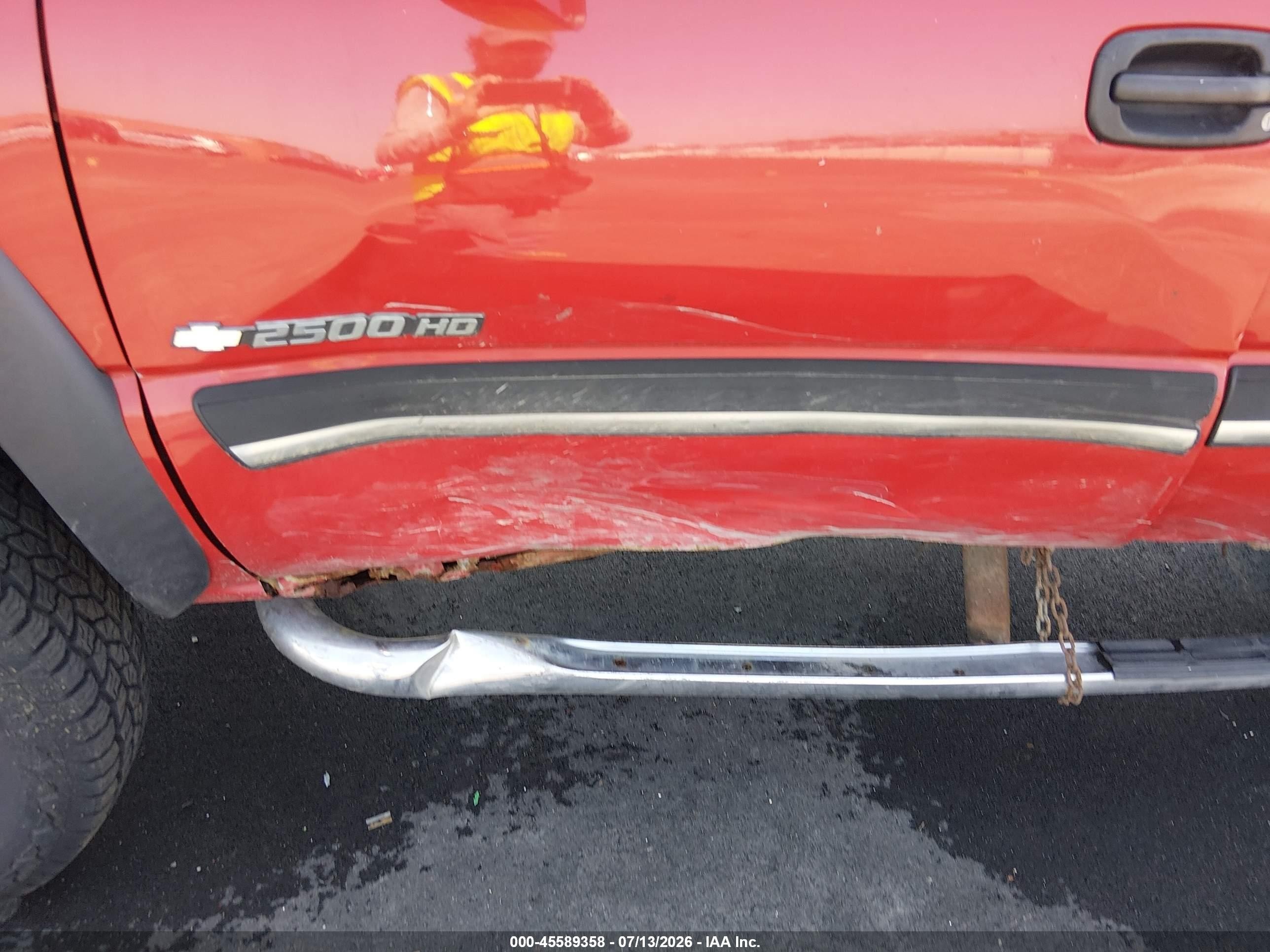 2006 Chevrolet Silverado 2500hd Lt2 Red vin: 1GCHK23U86F185234