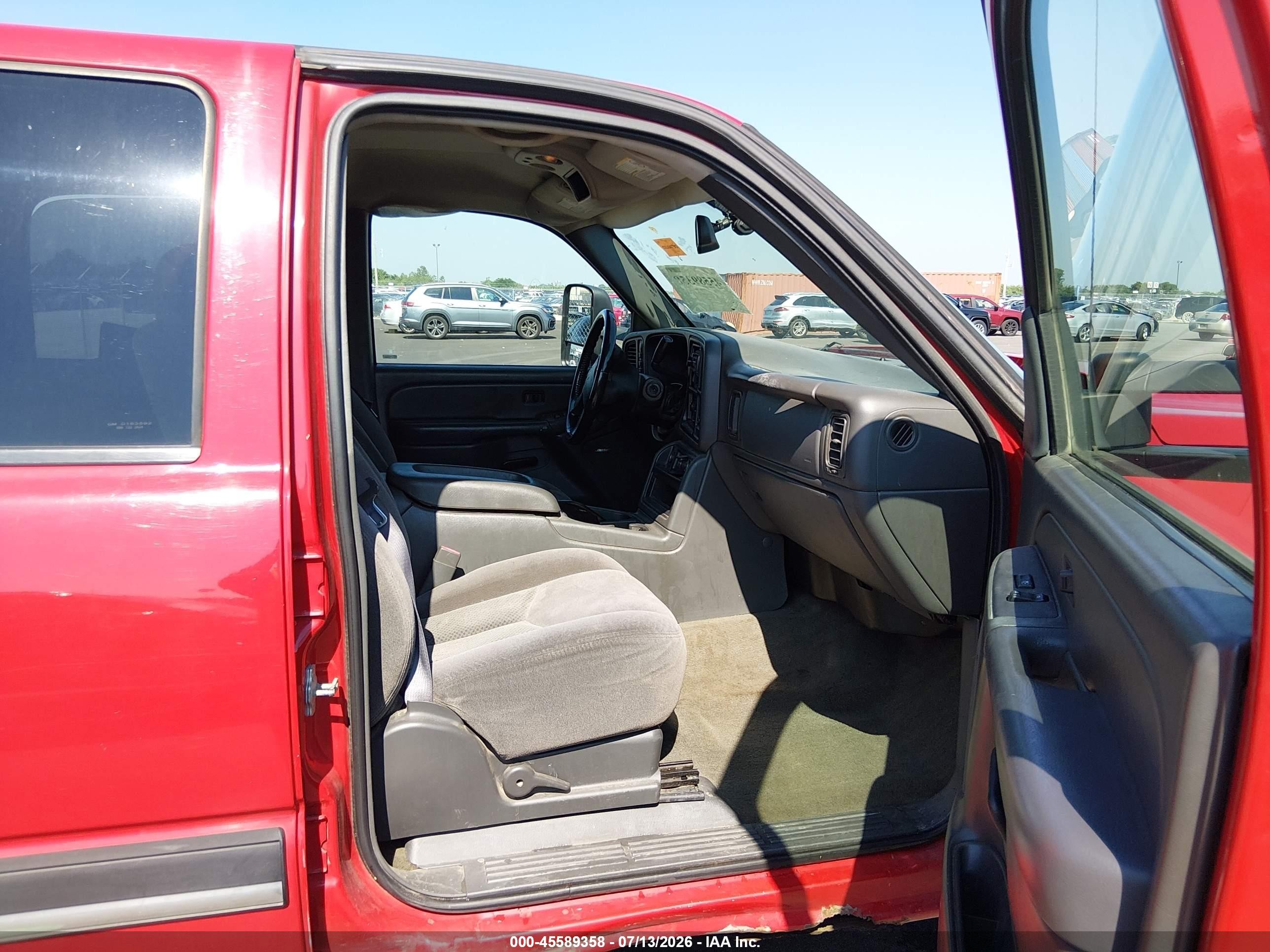 2006 Chevrolet Silverado 2500hd Lt2 Red vin: 1GCHK23U86F185234