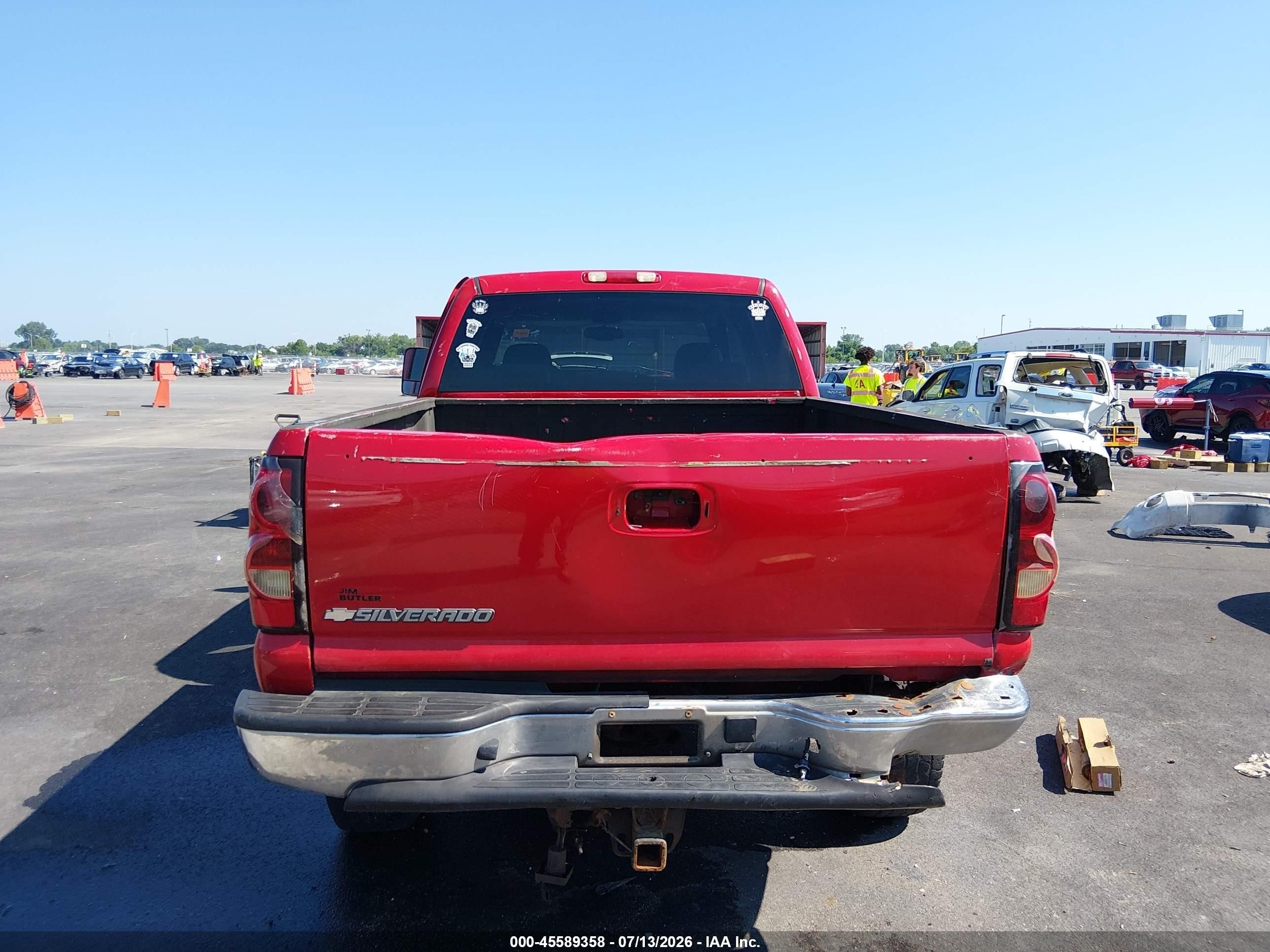 2006 Chevrolet Silverado 2500hd Lt2 Red vin: 1GCHK23U86F185234
