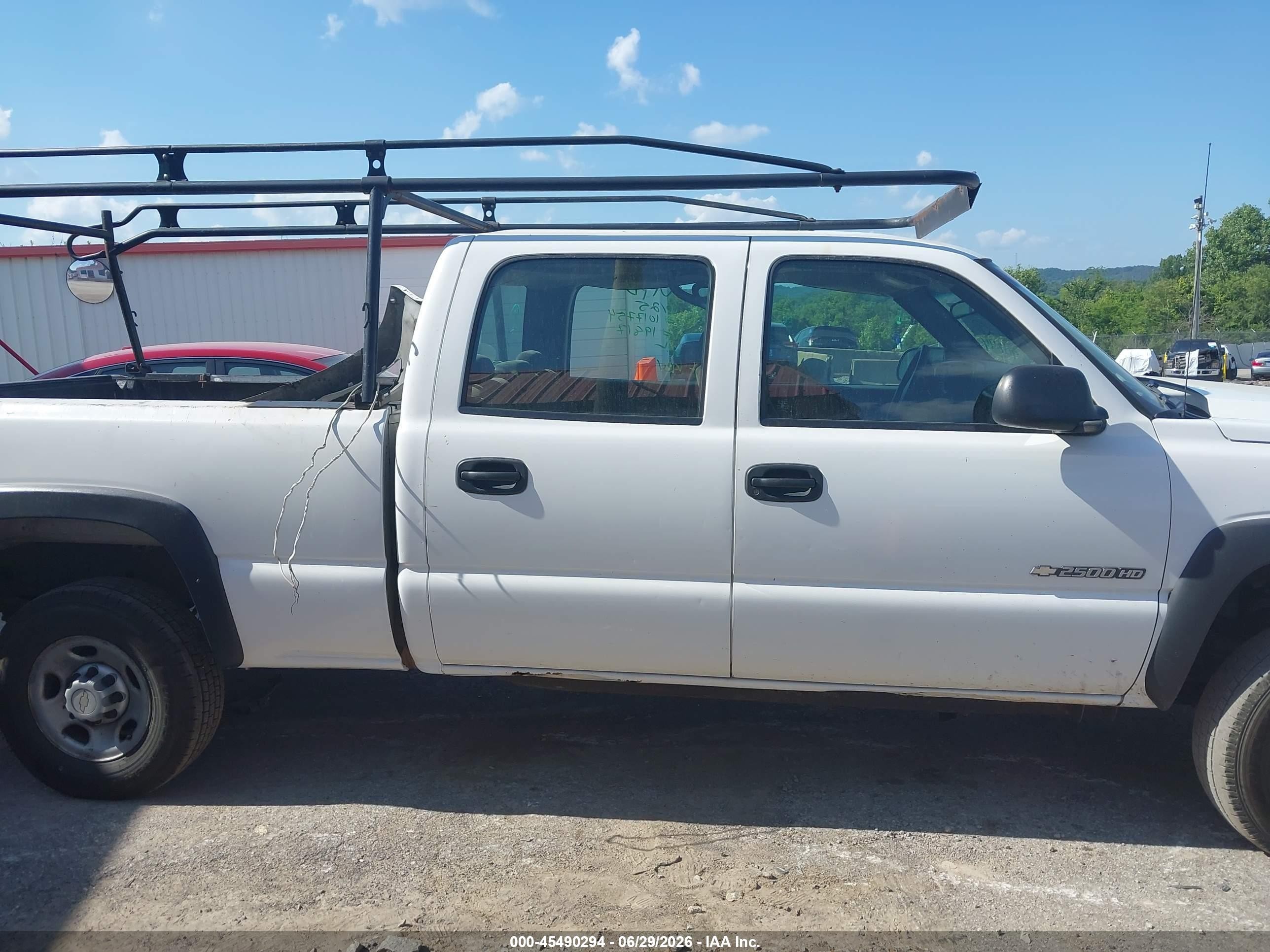 2007 Chevrolet Silverado 2500hd Classic Work Truck White vin: 1GCHK23U87F119817