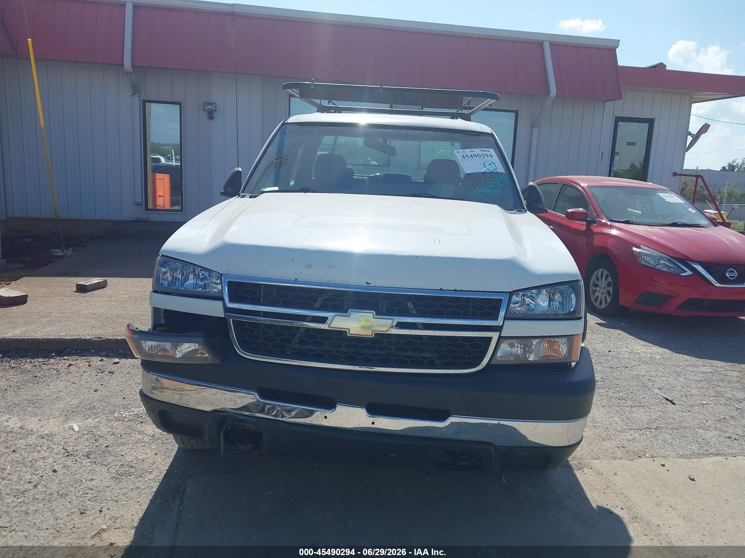 2007 Chevrolet Silverado 2500hd Classic Work Truck White vin: 1GCHK23U87F119817