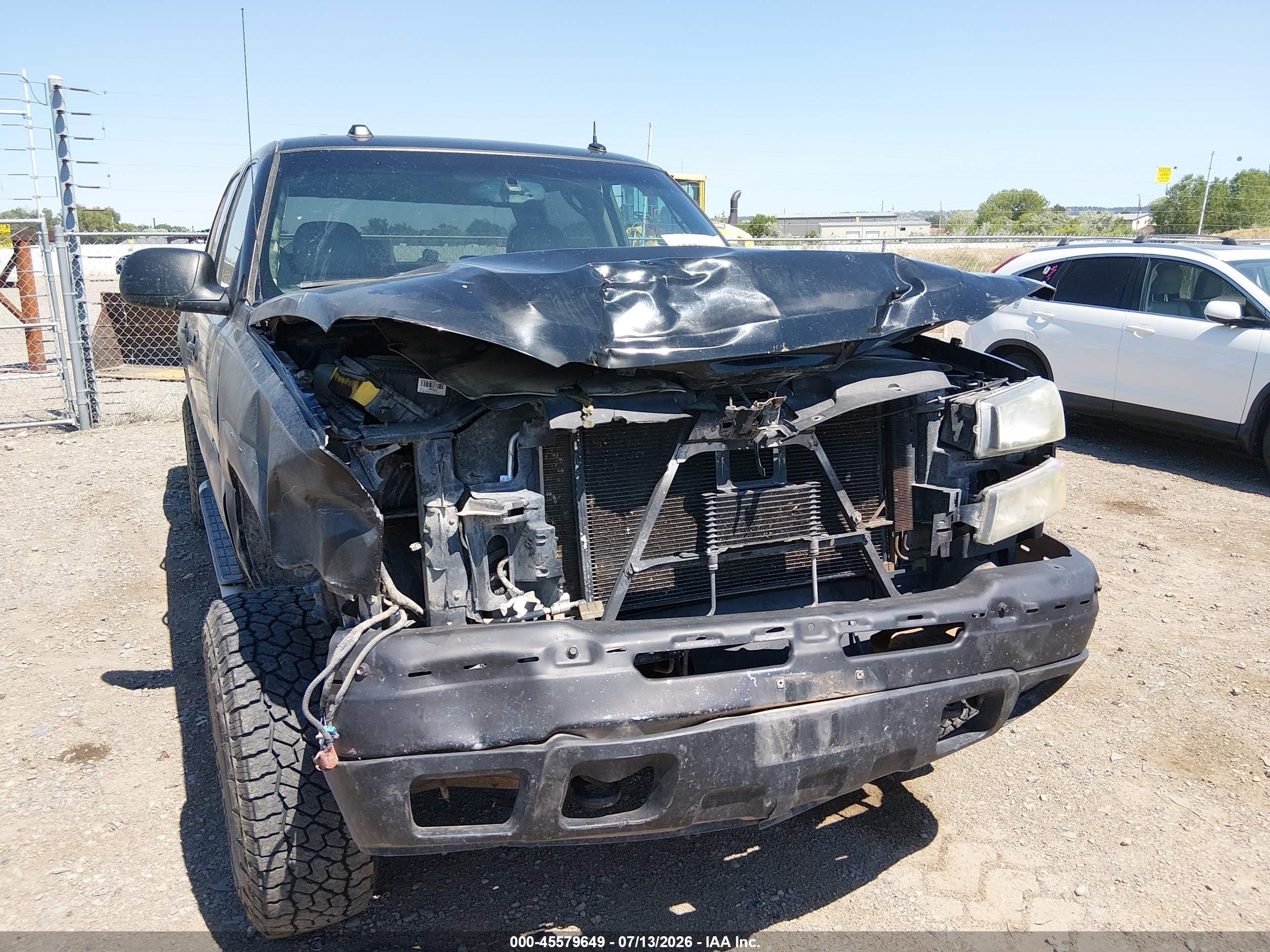 2004 Chevrolet Silverado 2500hd Lt Black vin: 1GCHK23U94F107140