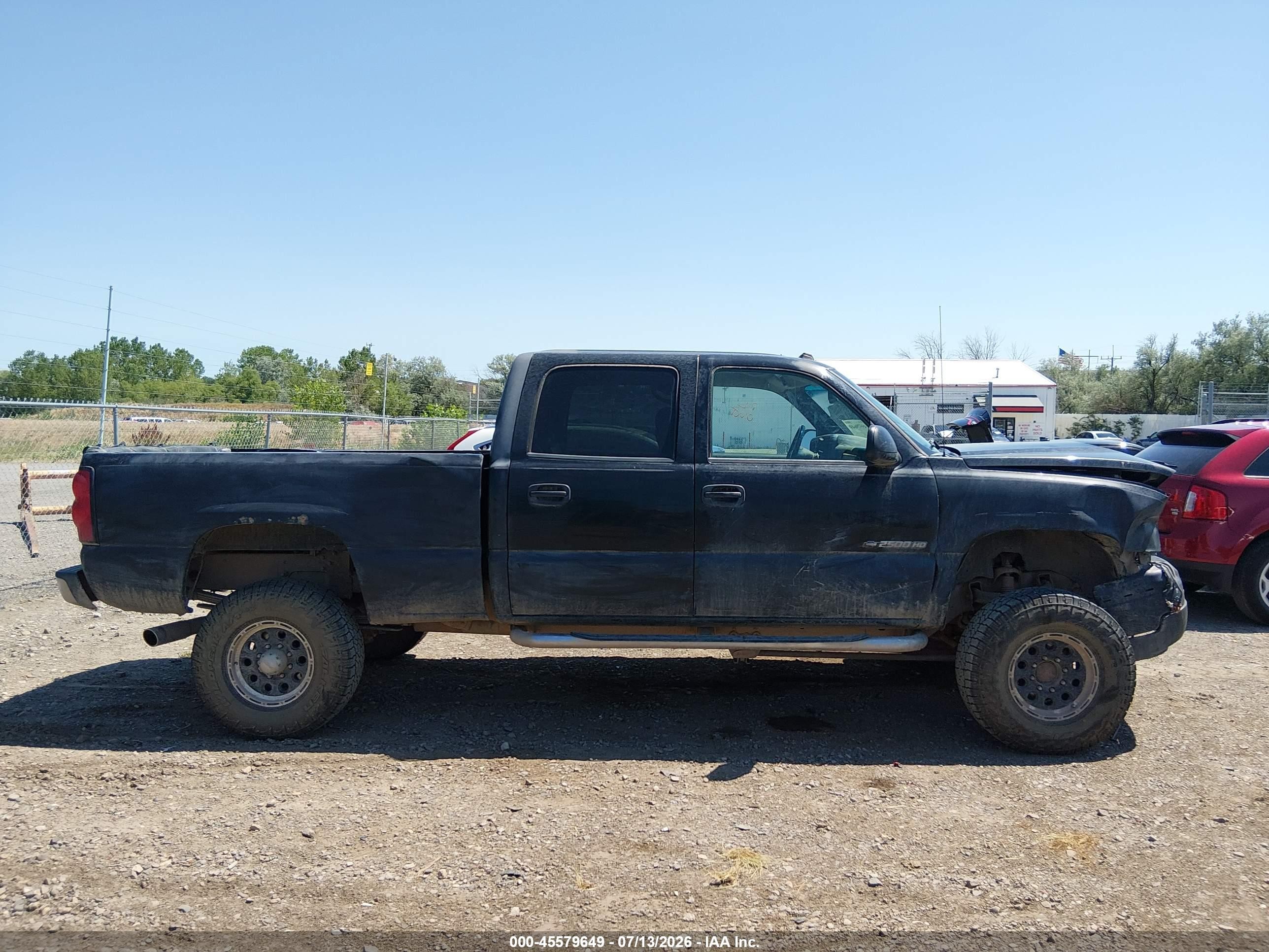 2004 Chevrolet Silverado 2500hd Lt Black vin: 1GCHK23U94F107140
