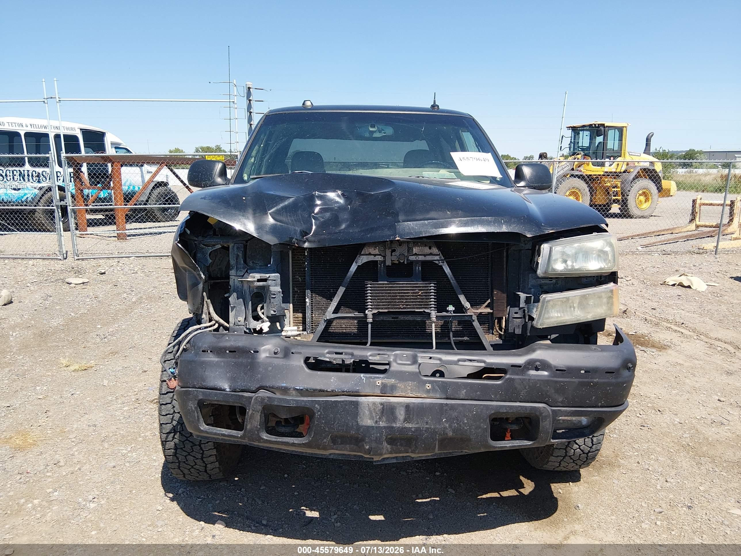 2004 Chevrolet Silverado 2500hd Lt Black vin: 1GCHK23U94F107140
