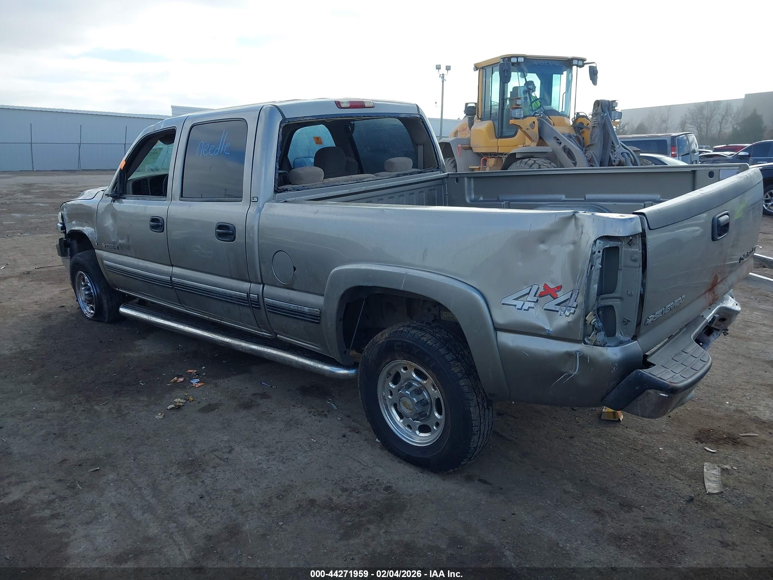 2001 Chevrolet Silverado 2500hd Ls Tan vin: 1GCHK23UX1F168928