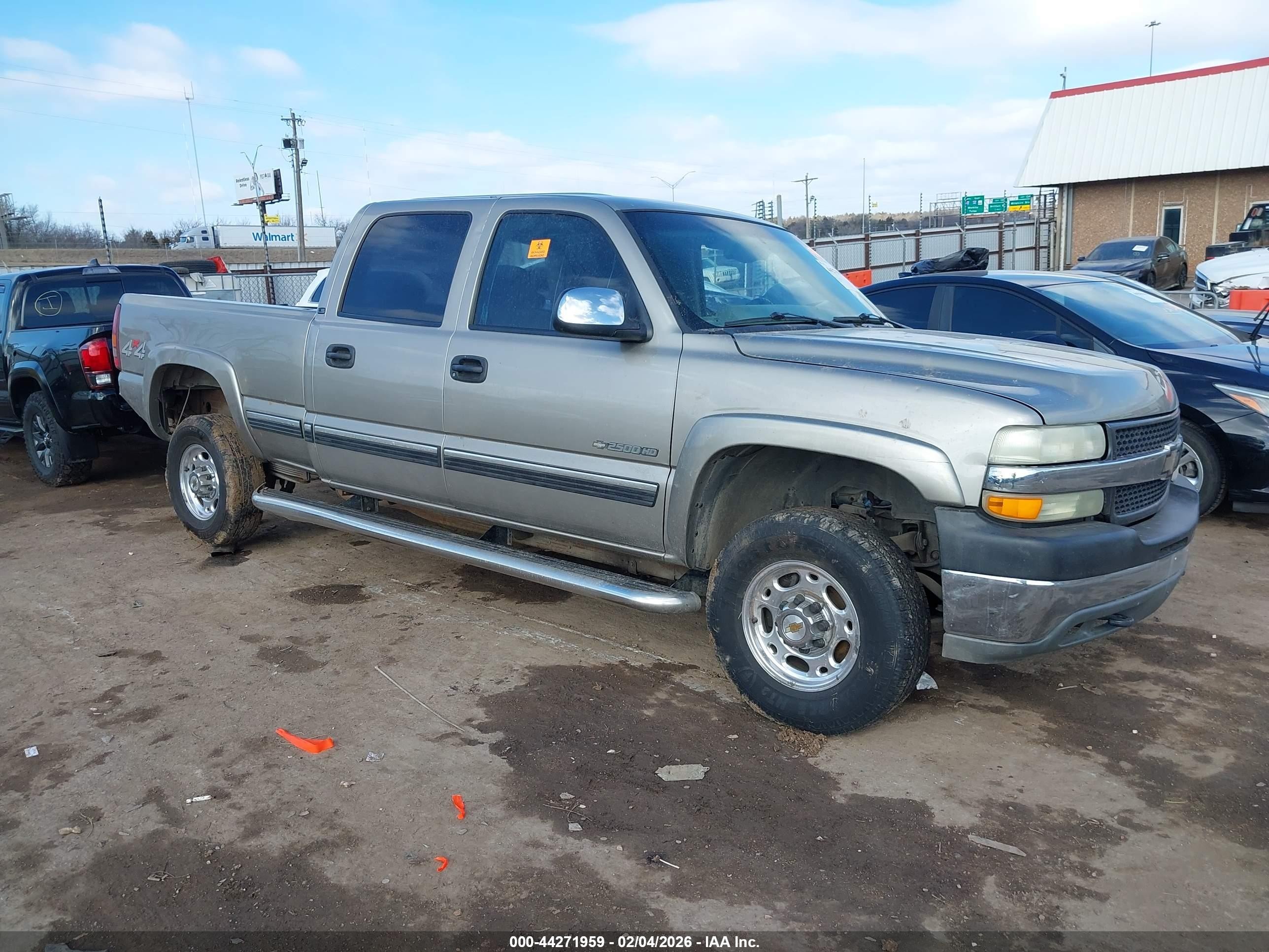 2001 Chevrolet Silverado 2500hd Ls Tan vin: 1GCHK23UX1F168928