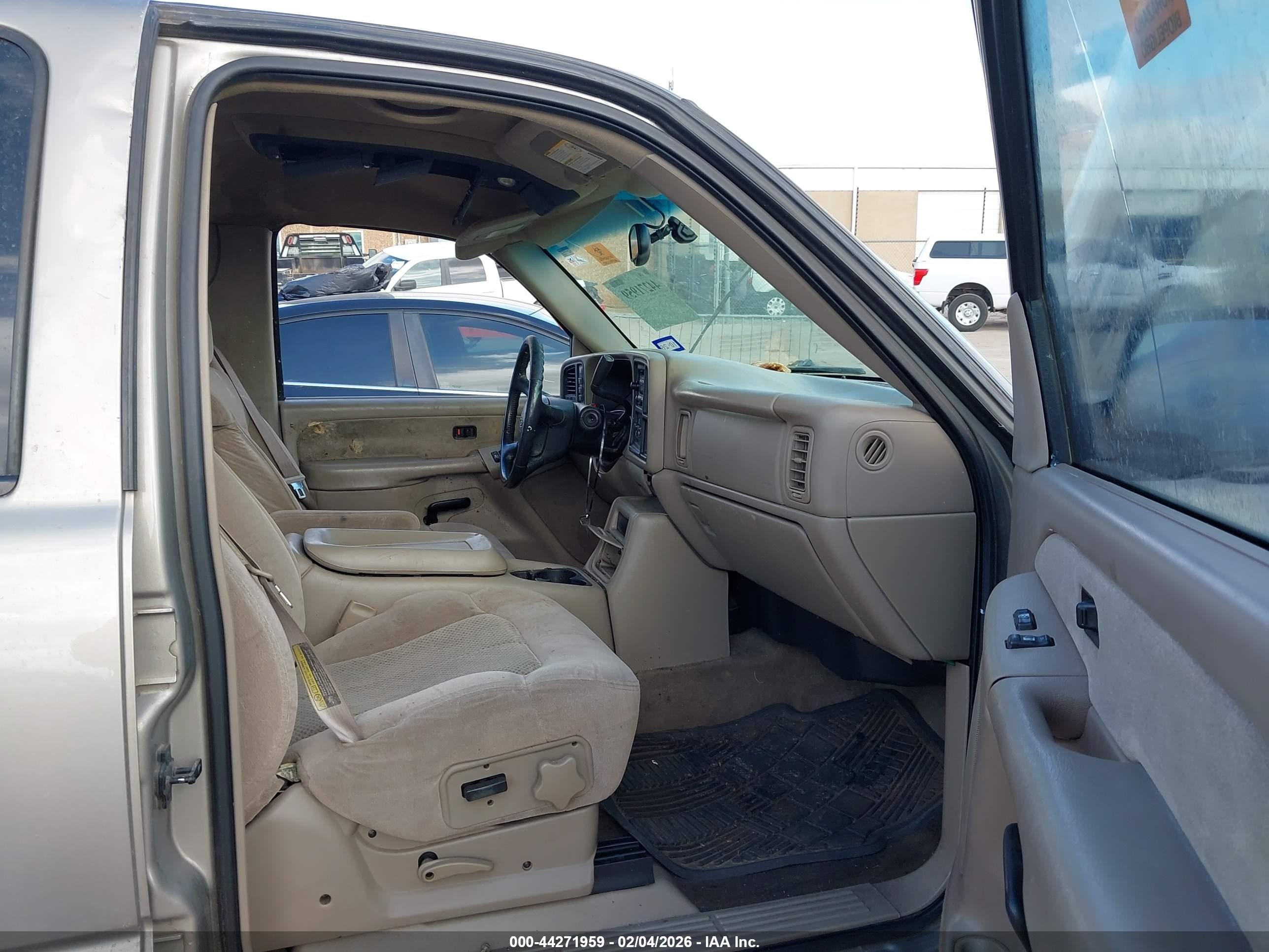 2001 Chevrolet Silverado 2500hd Ls Tan vin: 1GCHK23UX1F168928