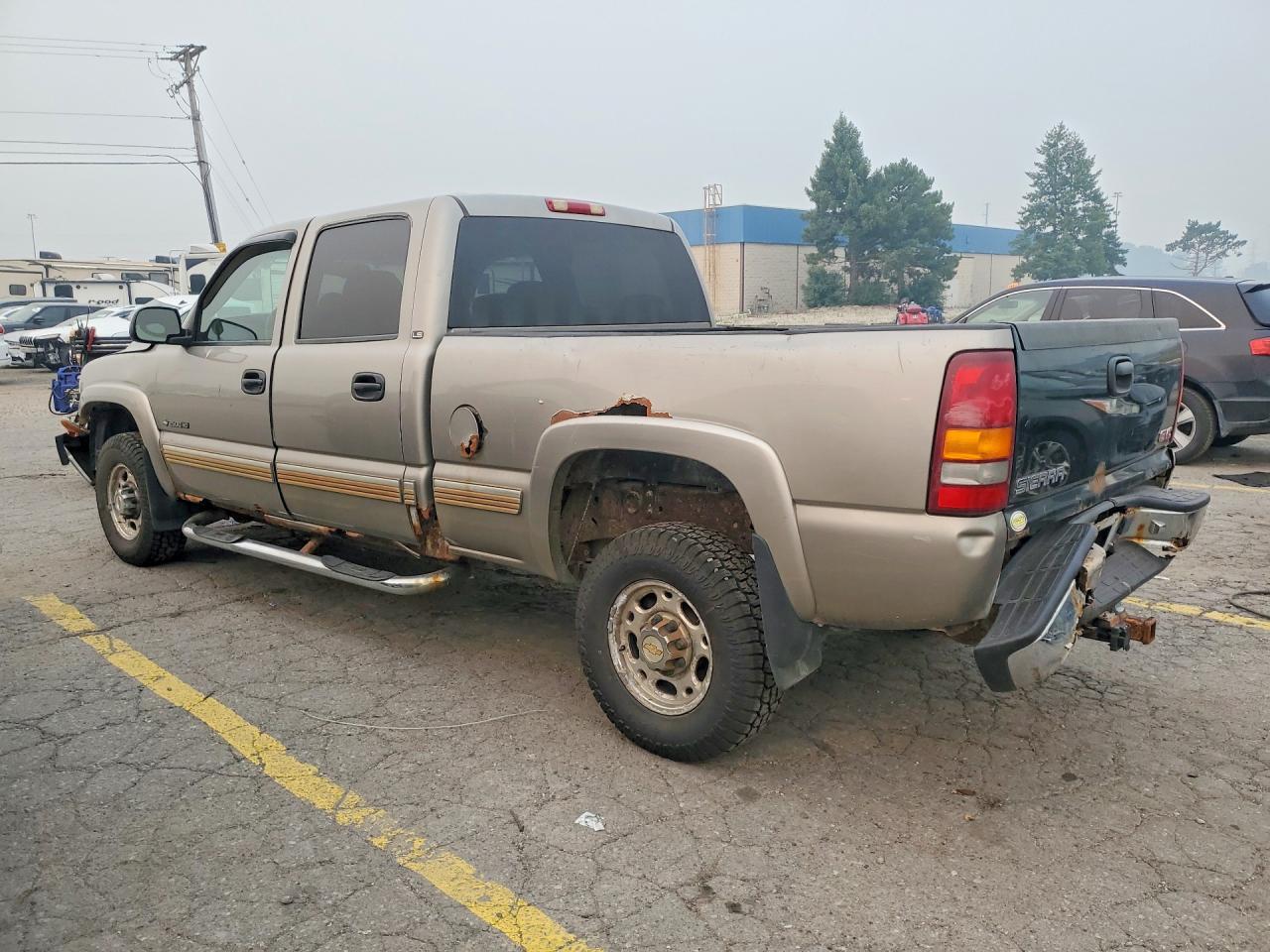 2002 Chevrolet Silverado K2500 Heavy Duty Gray vin: 1GCHK23UX2F113879