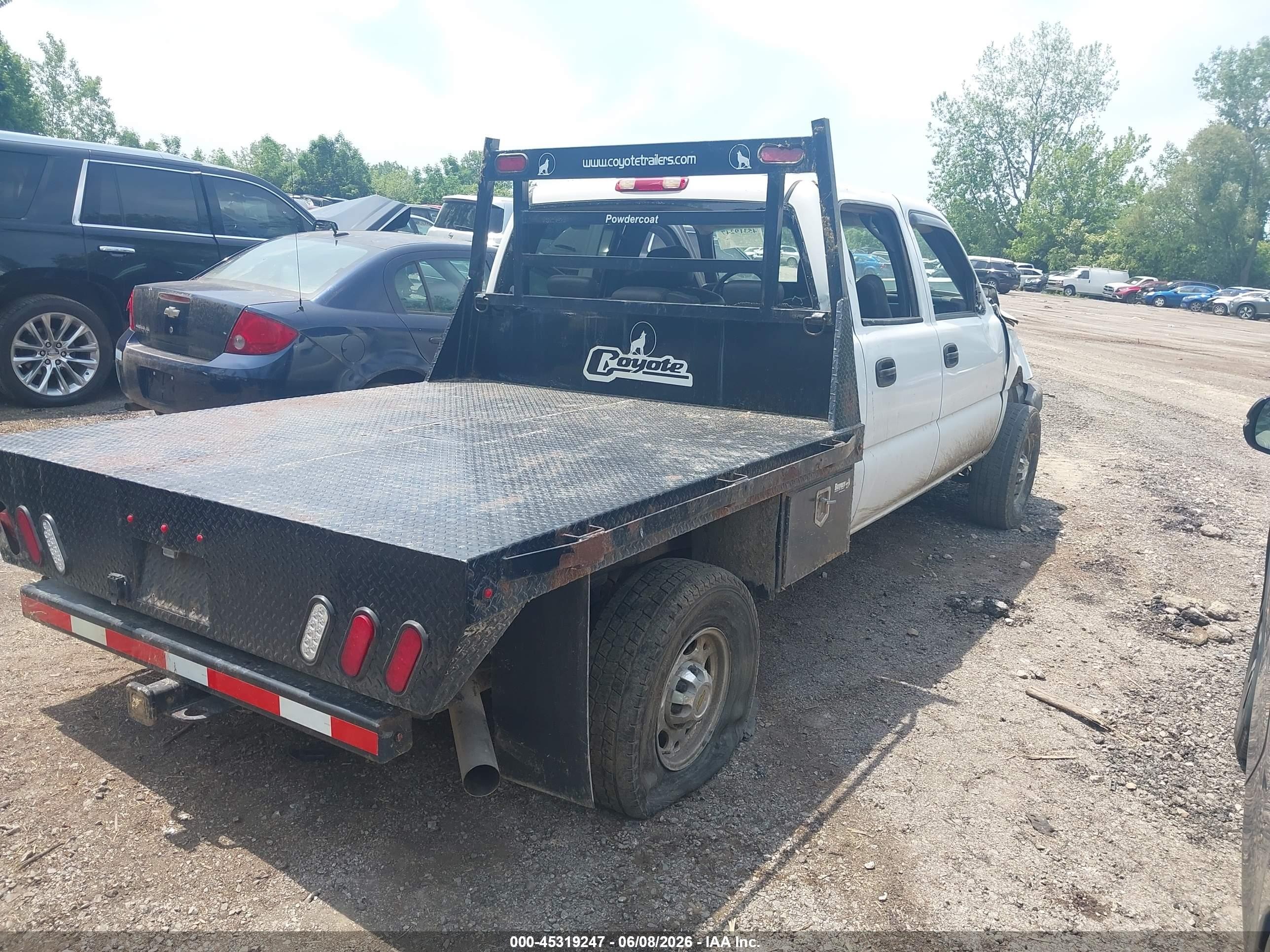 2003 Chevrolet Silverado 2500hd Lt White vin: 1GCHK23UX3F236146