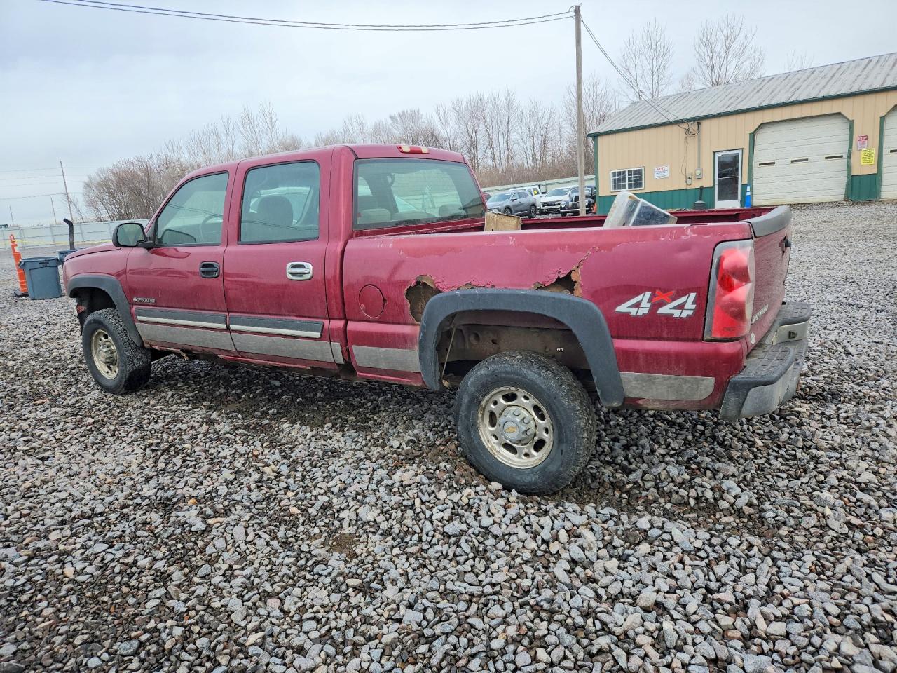 2005 Chevrolet Silverado K2500 Heavy Duty Red vin: 1GCHK23UX5F894021