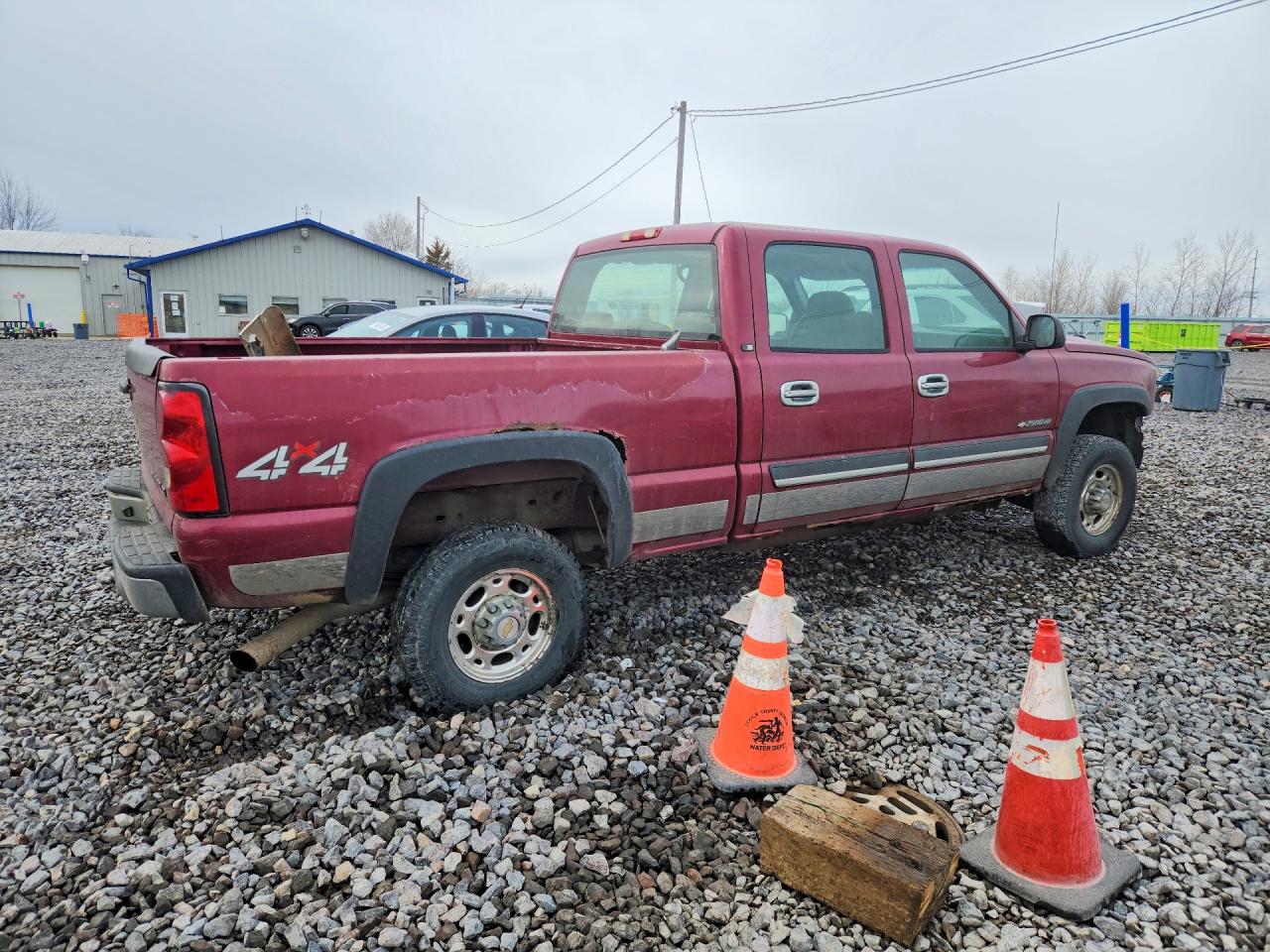 2005 Chevrolet Silverado K2500 Heavy Duty Red vin: 1GCHK23UX5F894021