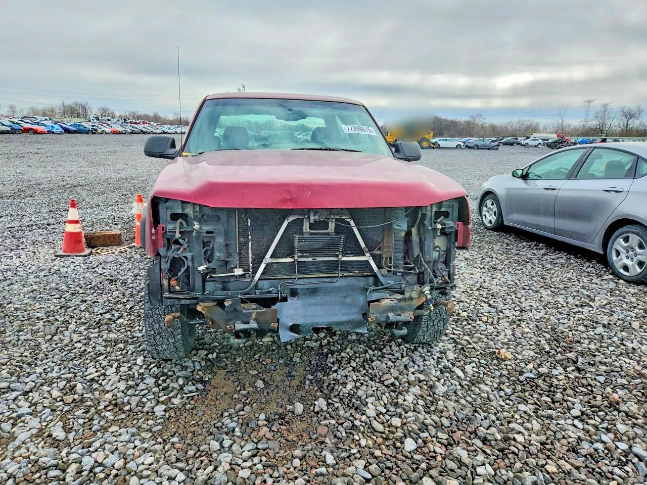 2005 Chevrolet Silverado K2500 Heavy Duty Red vin: 1GCHK23UX5F894021