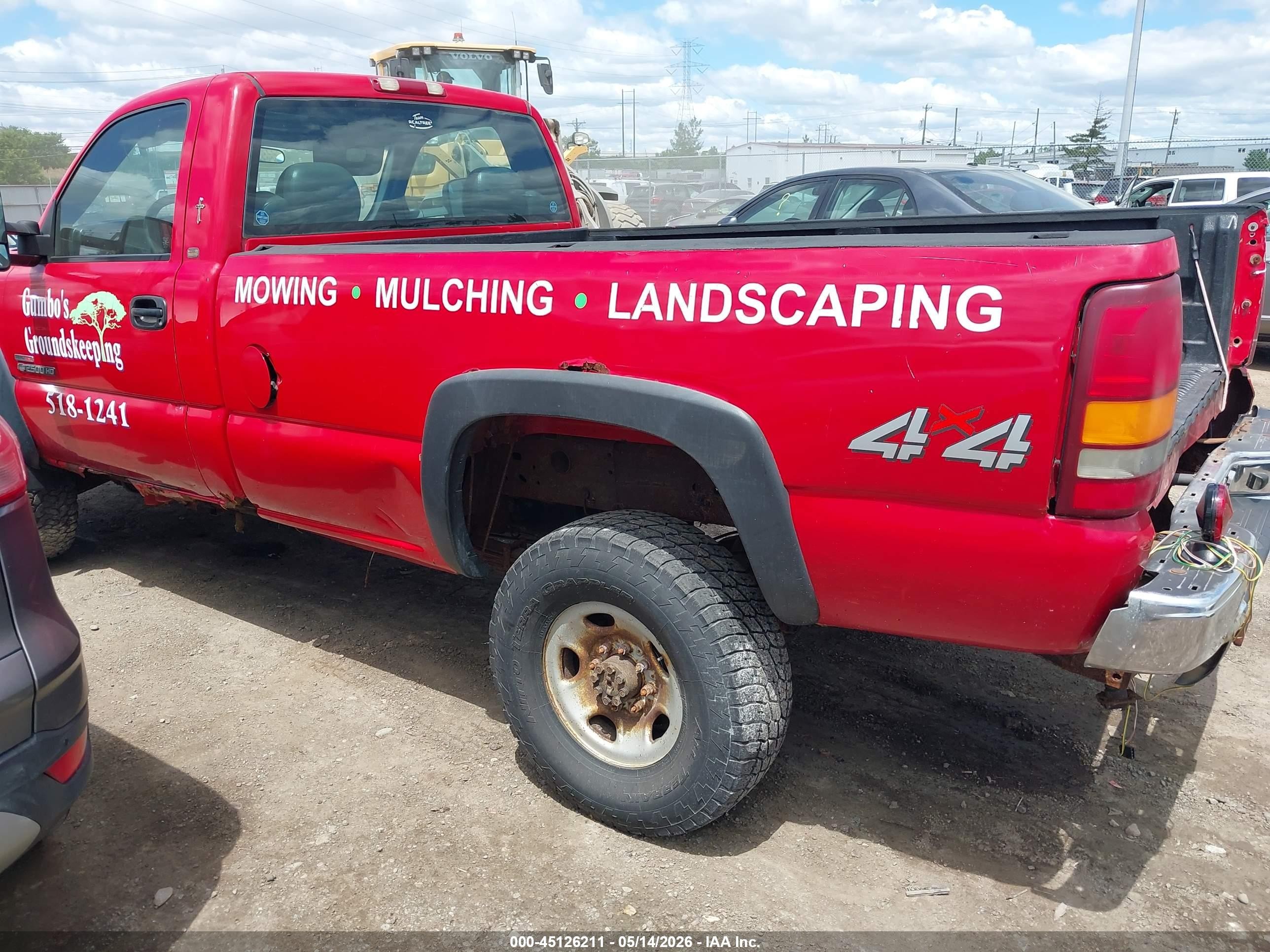2001 Chevrolet Silverado 2500hd   Red vin: 1GCHK24131E279783