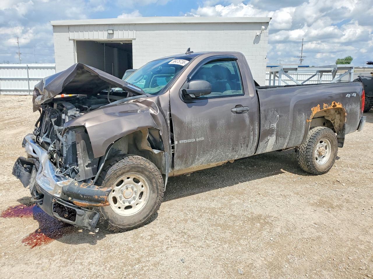 2007 Chevrolet Silverado K2500 Heavy Duty Tan vin: 1GCHK24607E524494