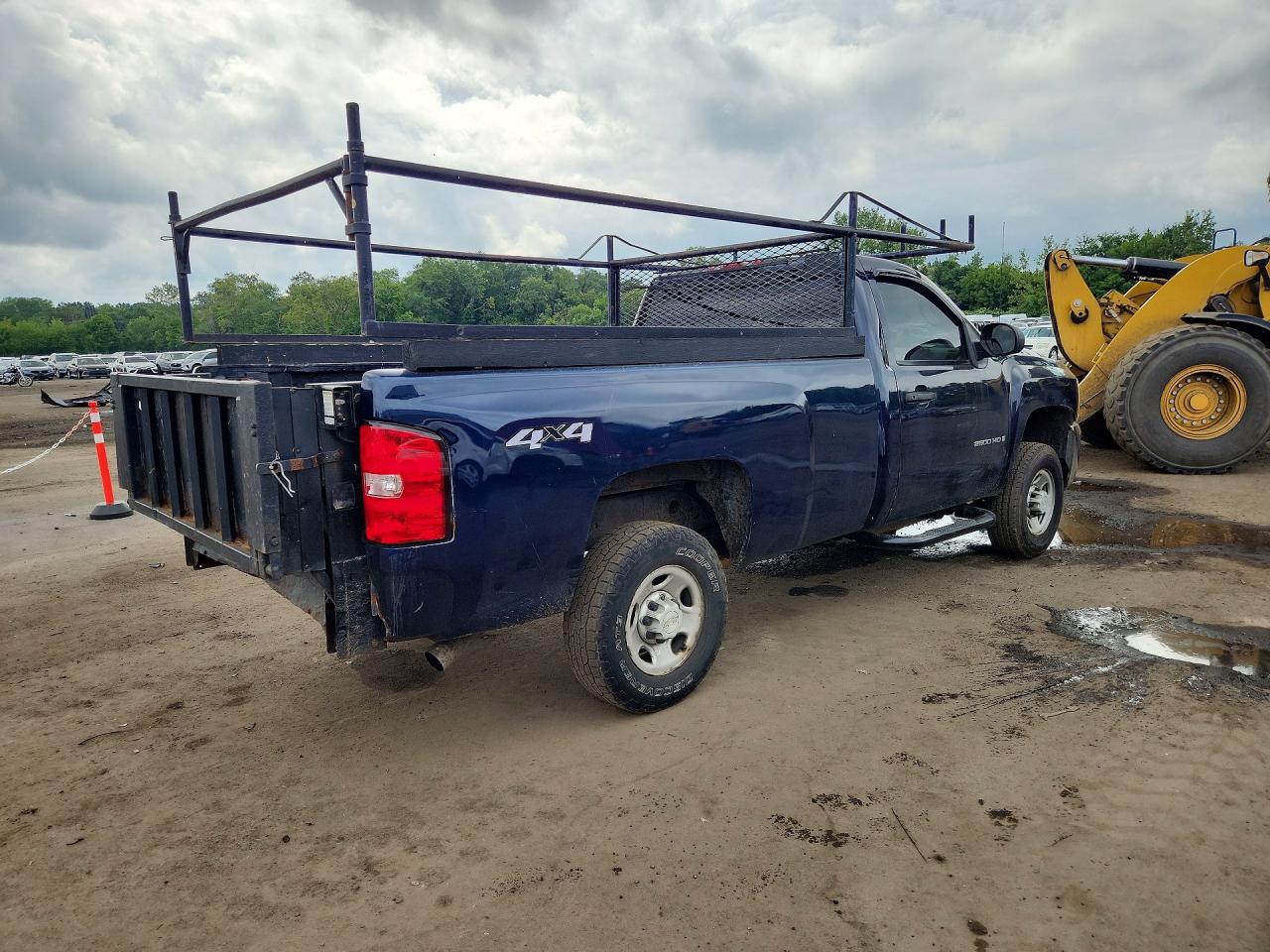 2008 Chevrolet Silverado K2500 Heavy Duty Blue vin: 1GCHK24K08E156204
