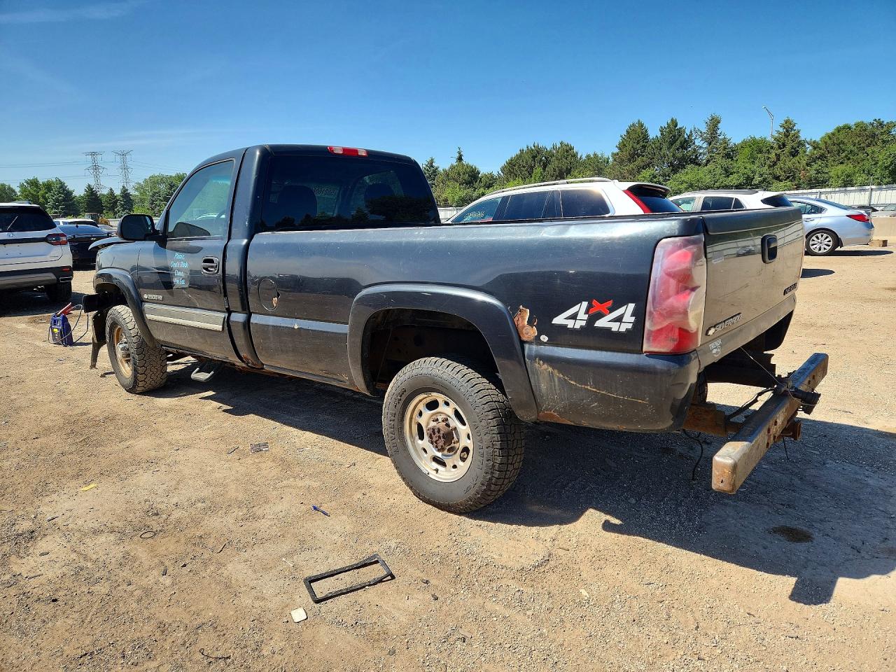2003 Chevrolet Silverado K2500 Heavy Duty Gray vin: 1GCHK24U03Z228151