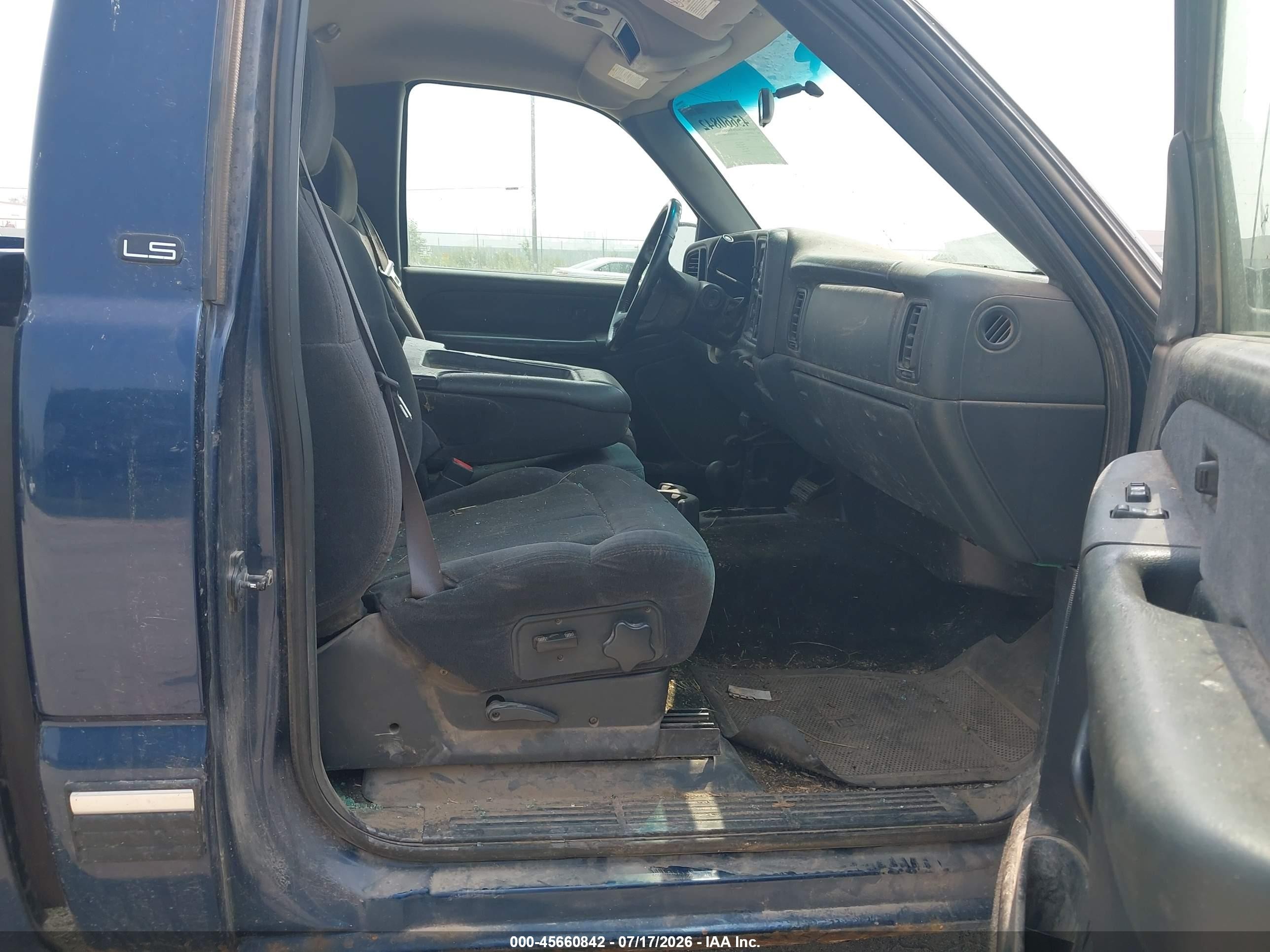 2002 Chevrolet Silverado 2500hd Ls Dark Blue vin: 1GCHK24U42Z213828