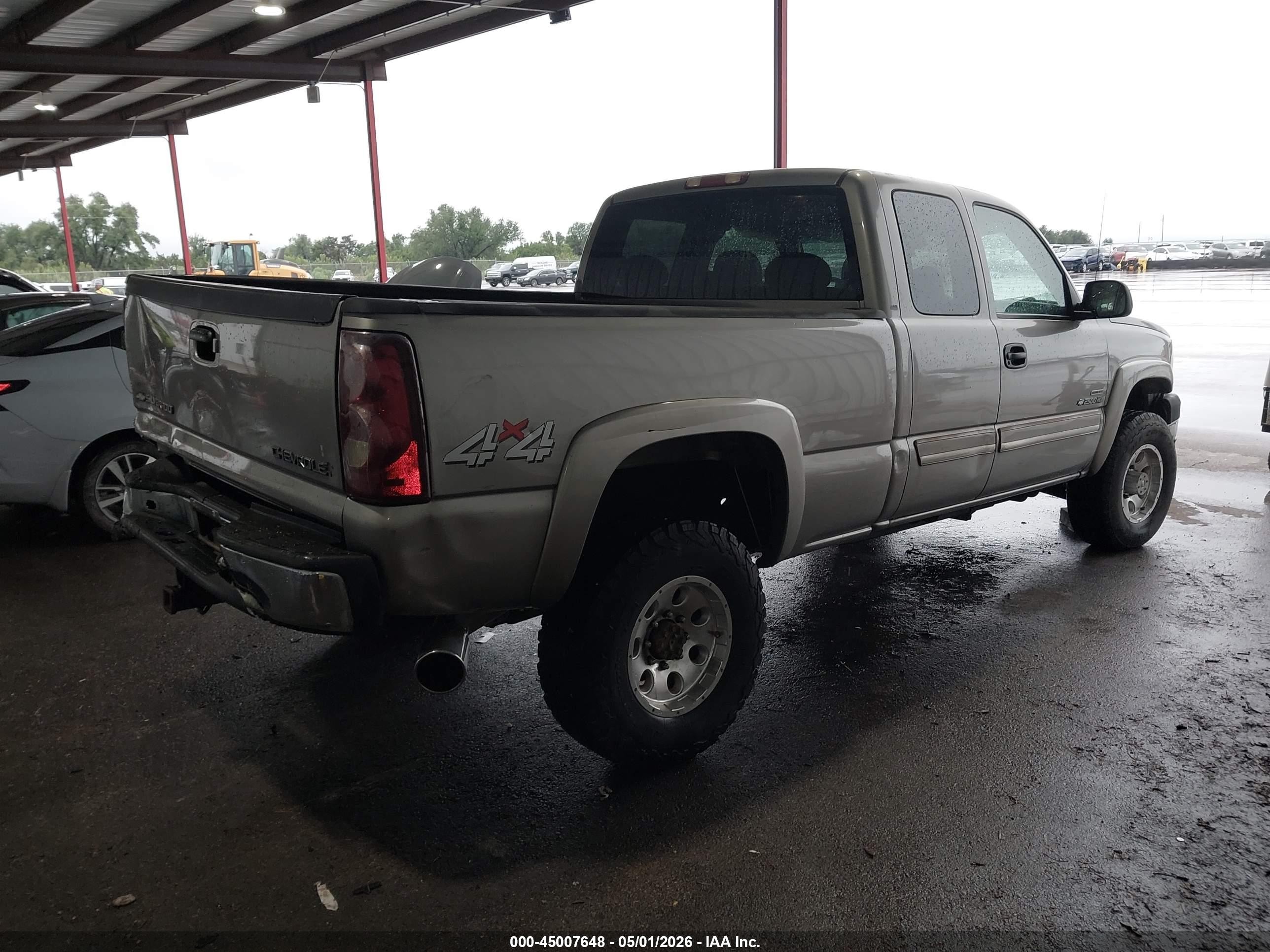 2003 Chevrolet Silverado 2500hd Ls Серебряный vin: 1GCHK29153E186517