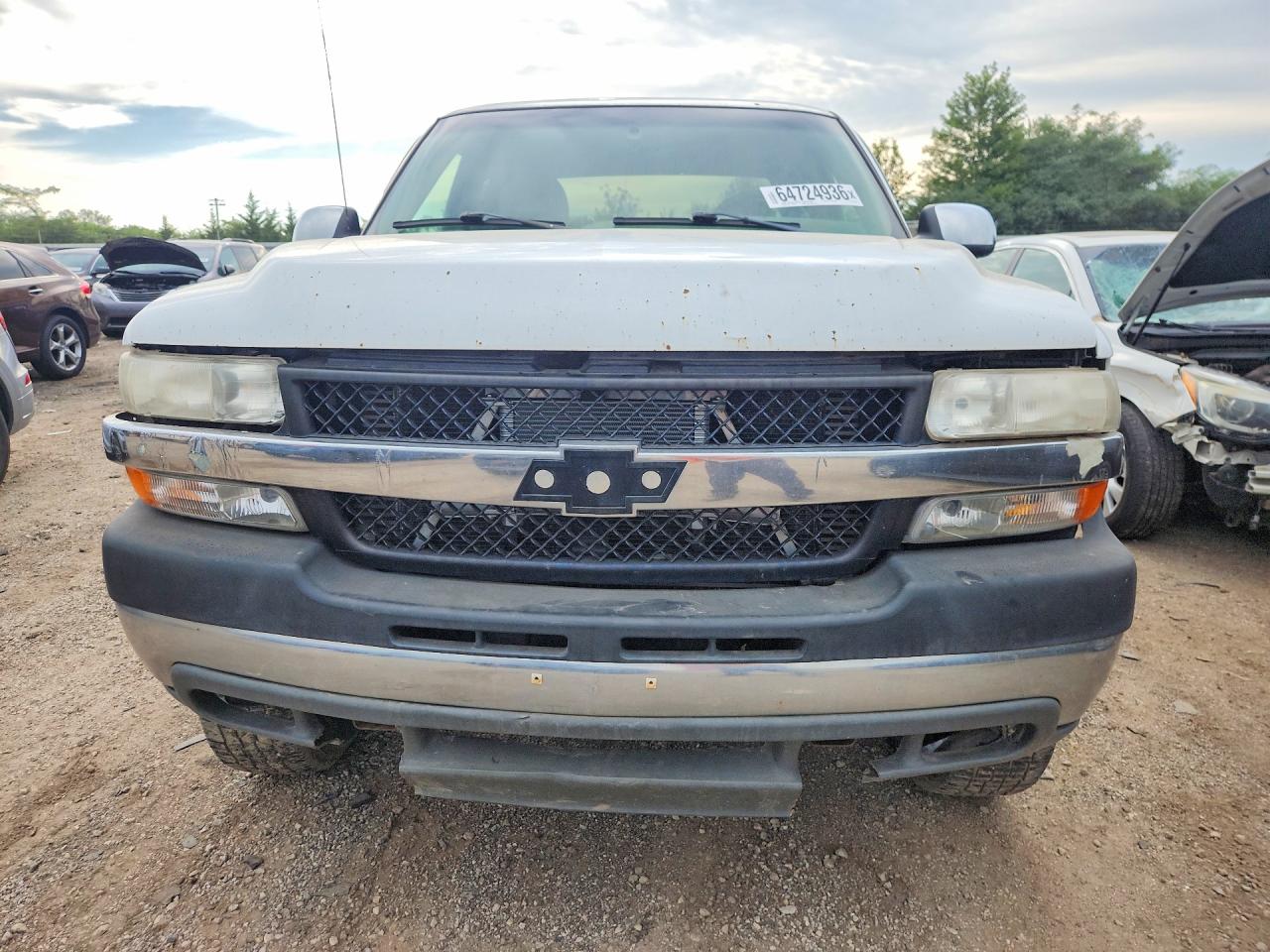2002 Chevrolet Silverado K2500 Heavy Duty White vin: 1GCHK29162E193880