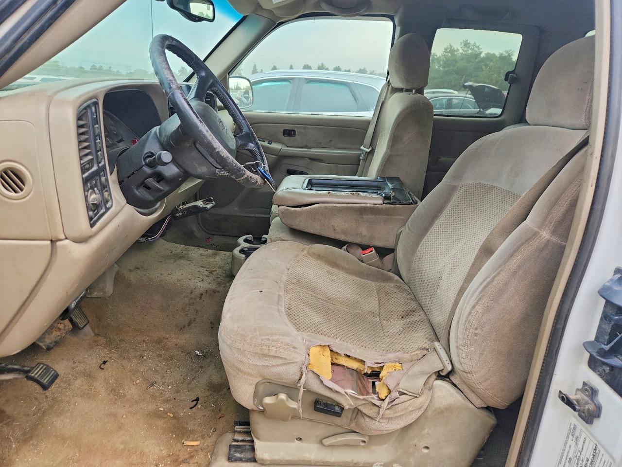 2002 Chevrolet Silverado K2500 Heavy Duty White vin: 1GCHK29162E193880