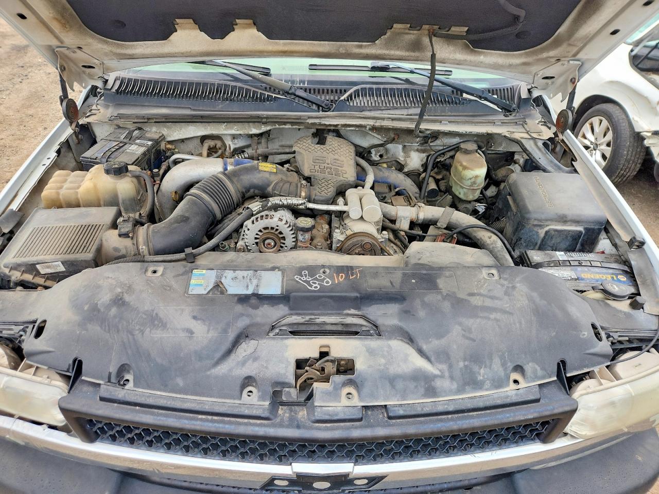 2002 Chevrolet Silverado K2500 Heavy Duty White vin: 1GCHK29162E193880