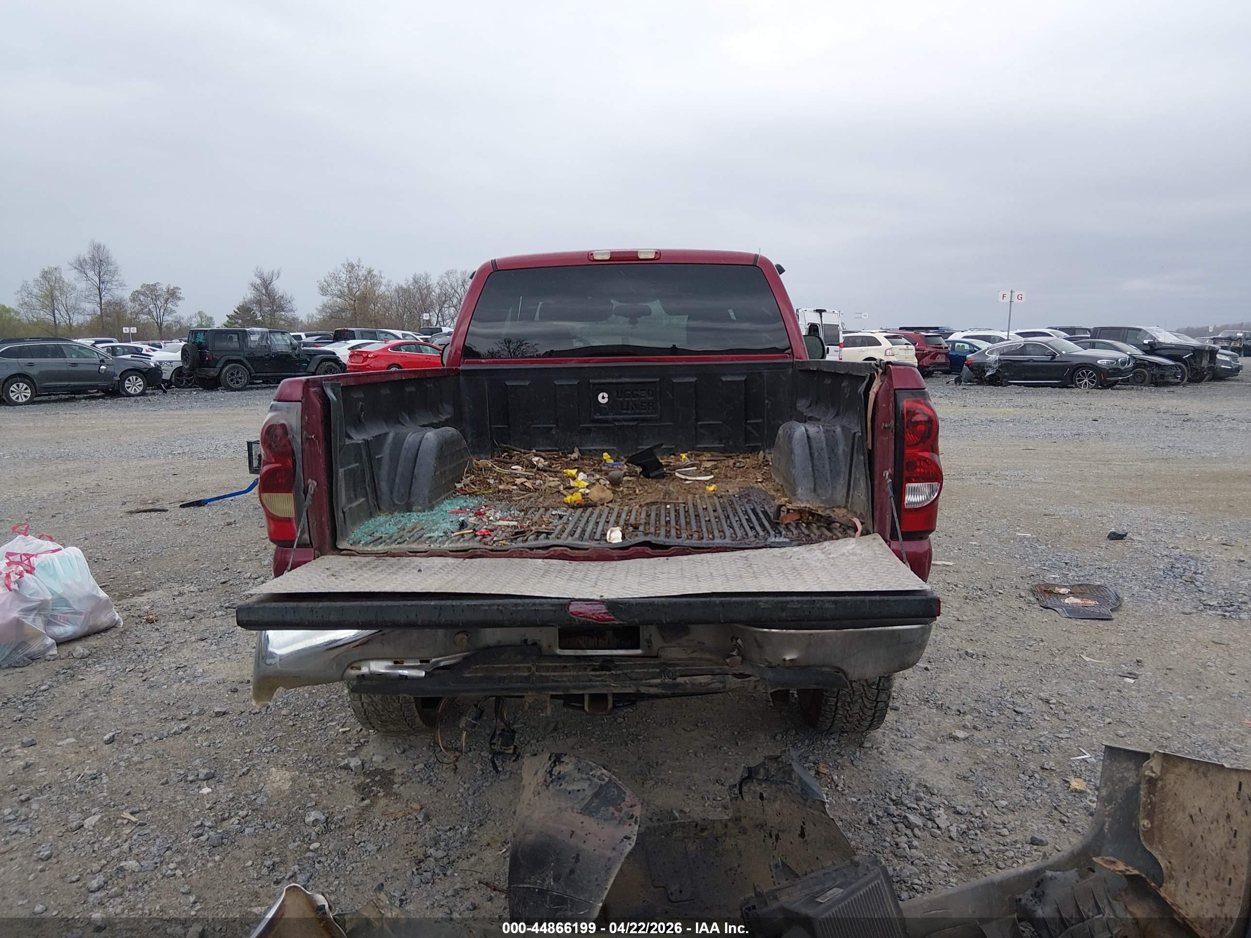 2004 Chevrolet Silverado 2500hd Ls Maroon vin: 1GCHK29184E134977