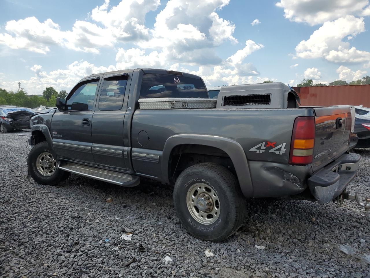 2002 Chevrolet Silverado K2500 Heavy Duty Gray vin: 1GCHK29192E181271