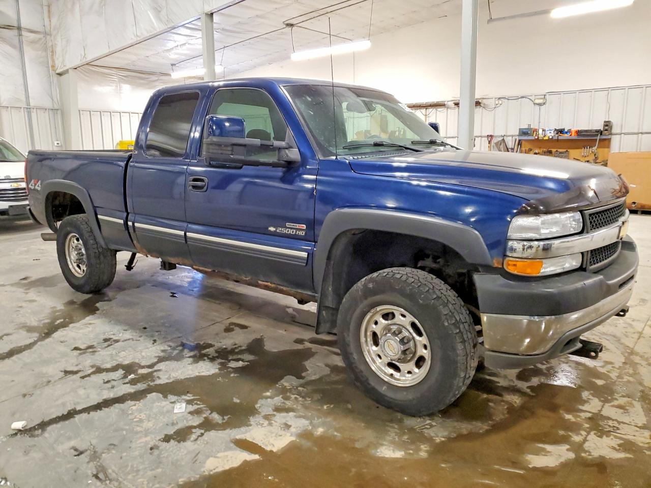 2002 Chevrolet Silverado K2500 Heavy Duty Blue vin: 1GCHK291X2E159666