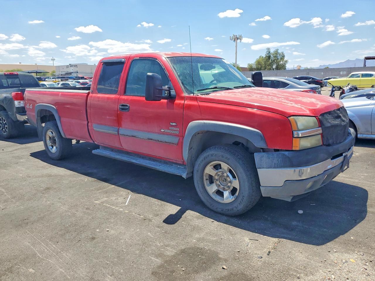 2003 Chevrolet Silverado K2500 Heavy Duty Red vin: 1GCHK291X3E145509