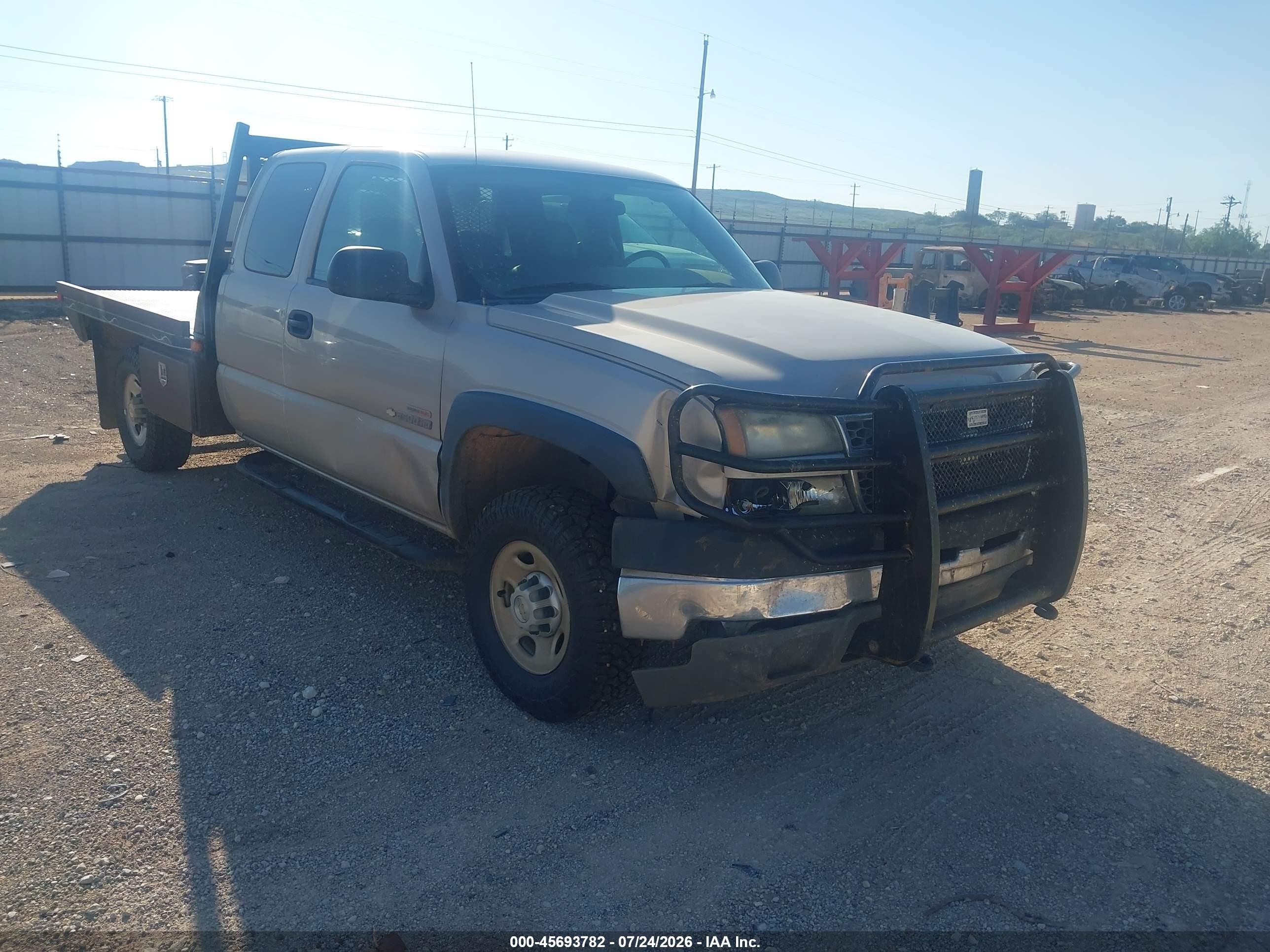 2005 Chevrolet Silverado 2500hd Work Truck Gray vin: 1GCHK29205E119173