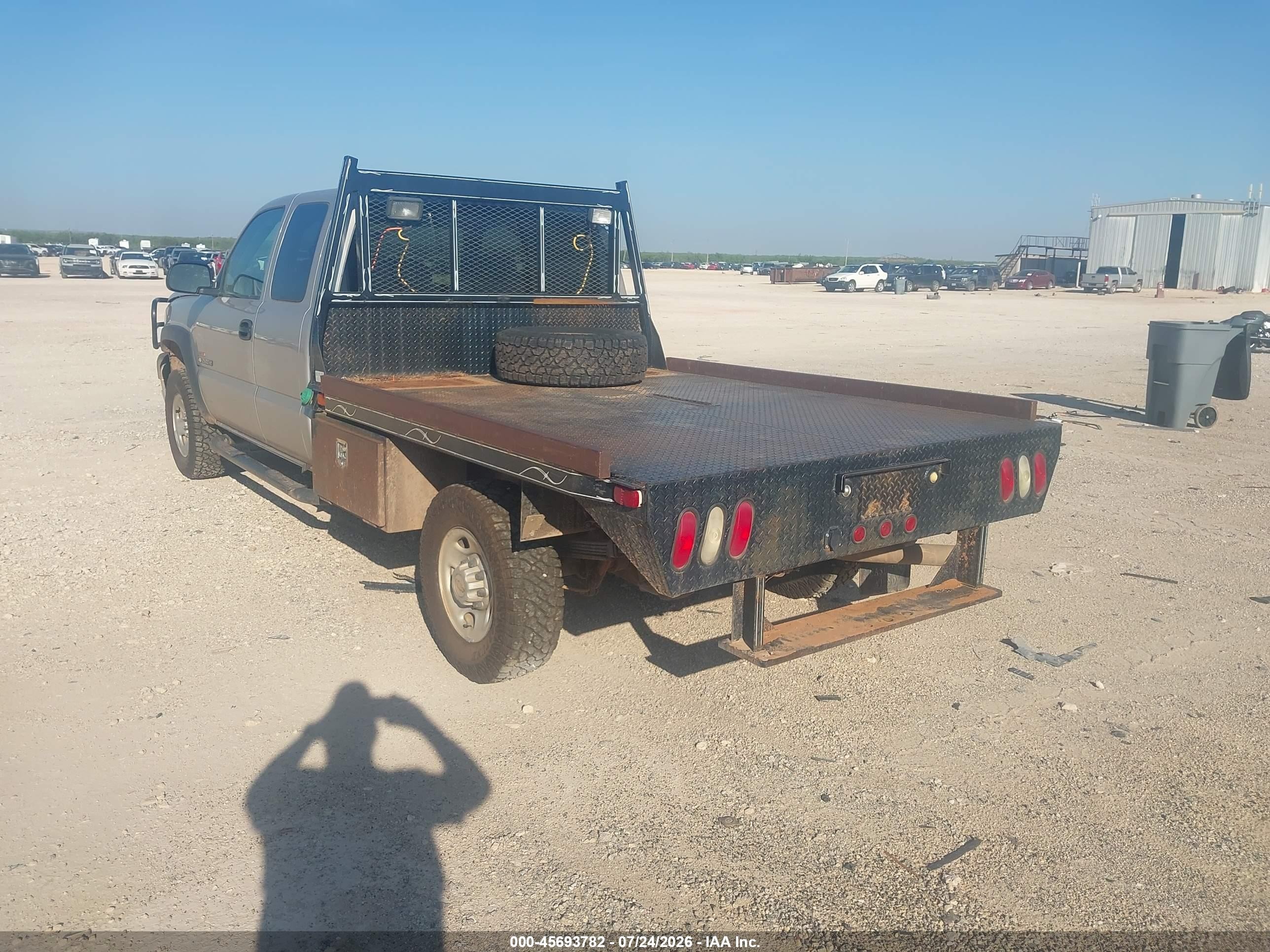 2005 Chevrolet Silverado 2500hd Work Truck Gray vin: 1GCHK29205E119173