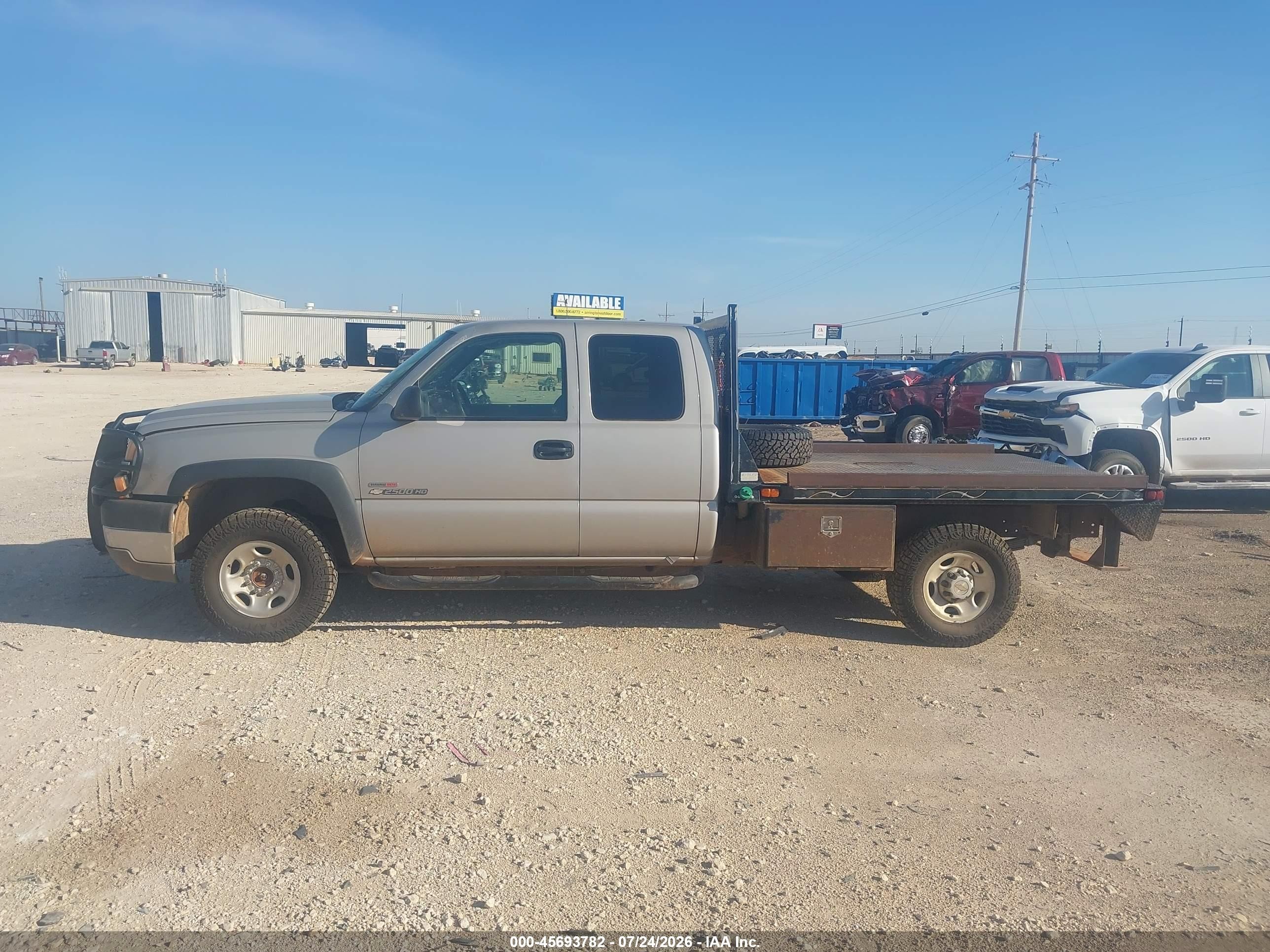 2005 Chevrolet Silverado 2500hd Work Truck Gray vin: 1GCHK29205E119173