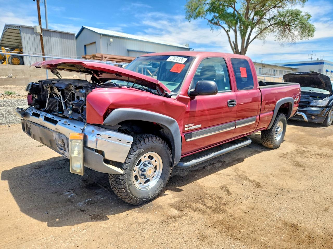 2004 Chevrolet Silverado K2500 Heavy Duty Burgundy vin: 1GCHK29254E369961
