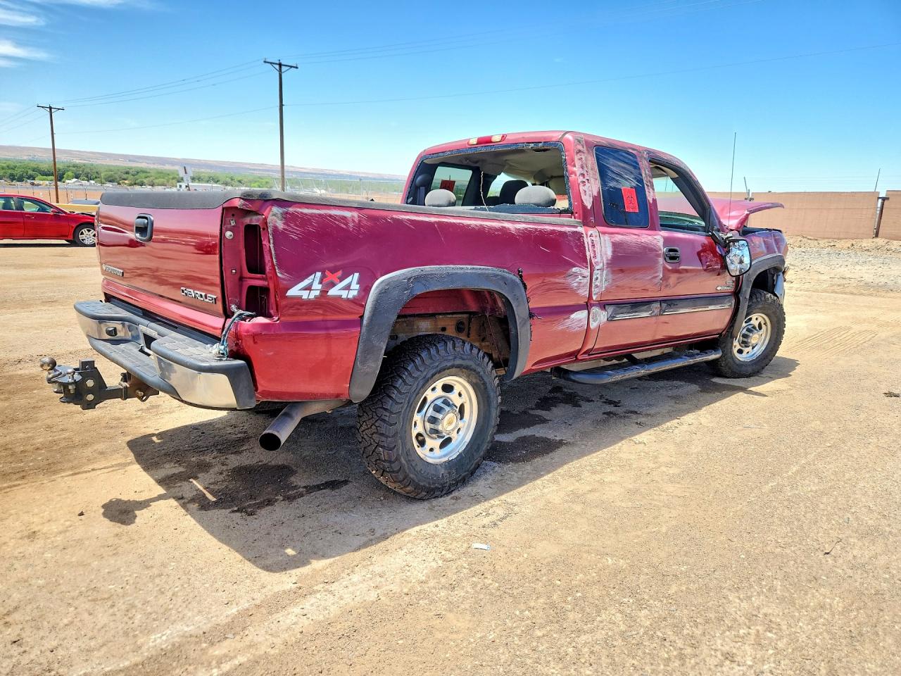 2004 Chevrolet Silverado K2500 Heavy Duty Burgundy vin: 1GCHK29254E369961
