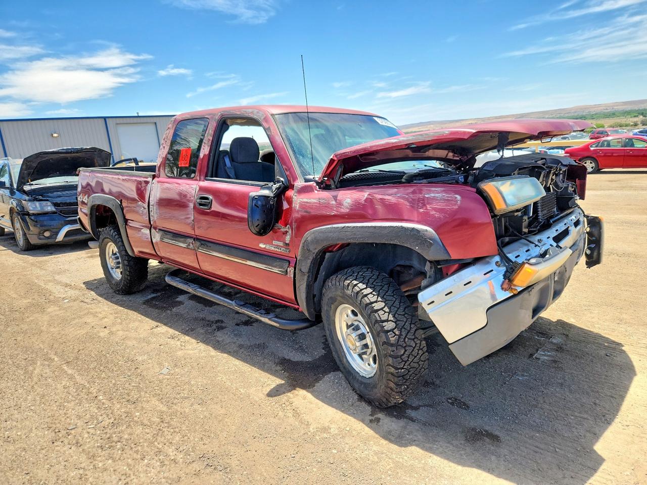 2004 Chevrolet Silverado K2500 Heavy Duty Burgundy vin: 1GCHK29254E369961