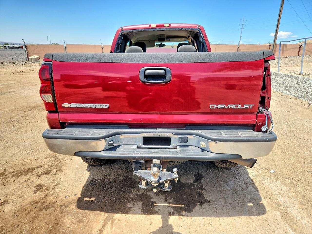 2004 Chevrolet Silverado K2500 Heavy Duty Burgundy vin: 1GCHK29254E369961
