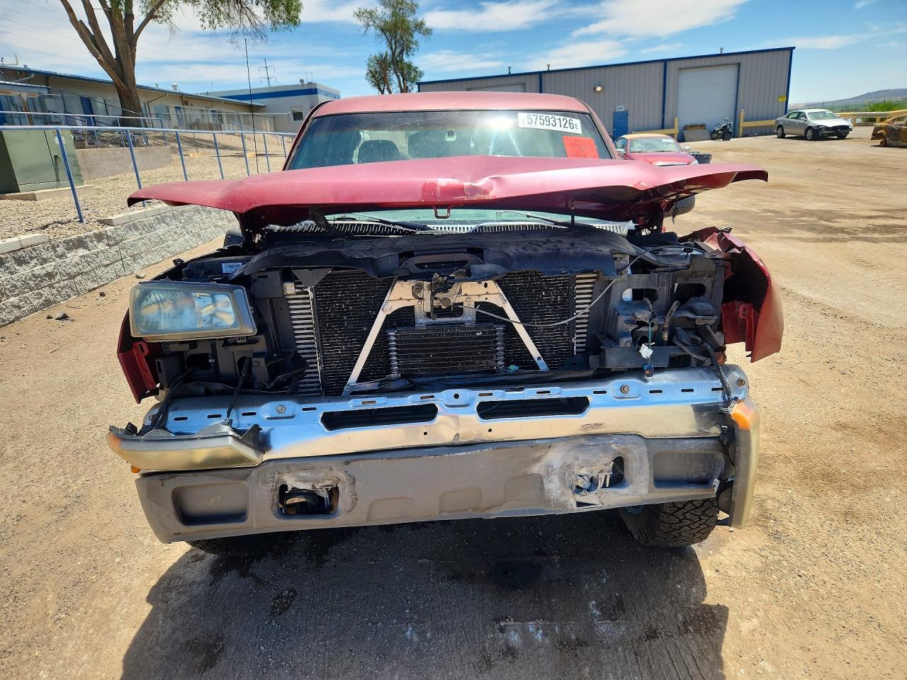 2004 Chevrolet Silverado K2500 Heavy Duty Burgundy vin: 1GCHK29254E369961