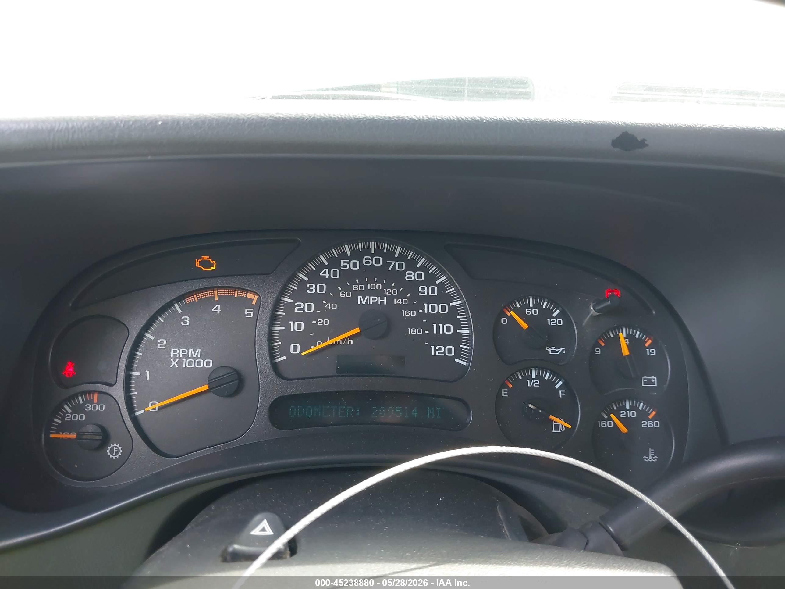 2005 Chevrolet Silverado 2500hd Ls Gray vin: 1GCHK29255E295801