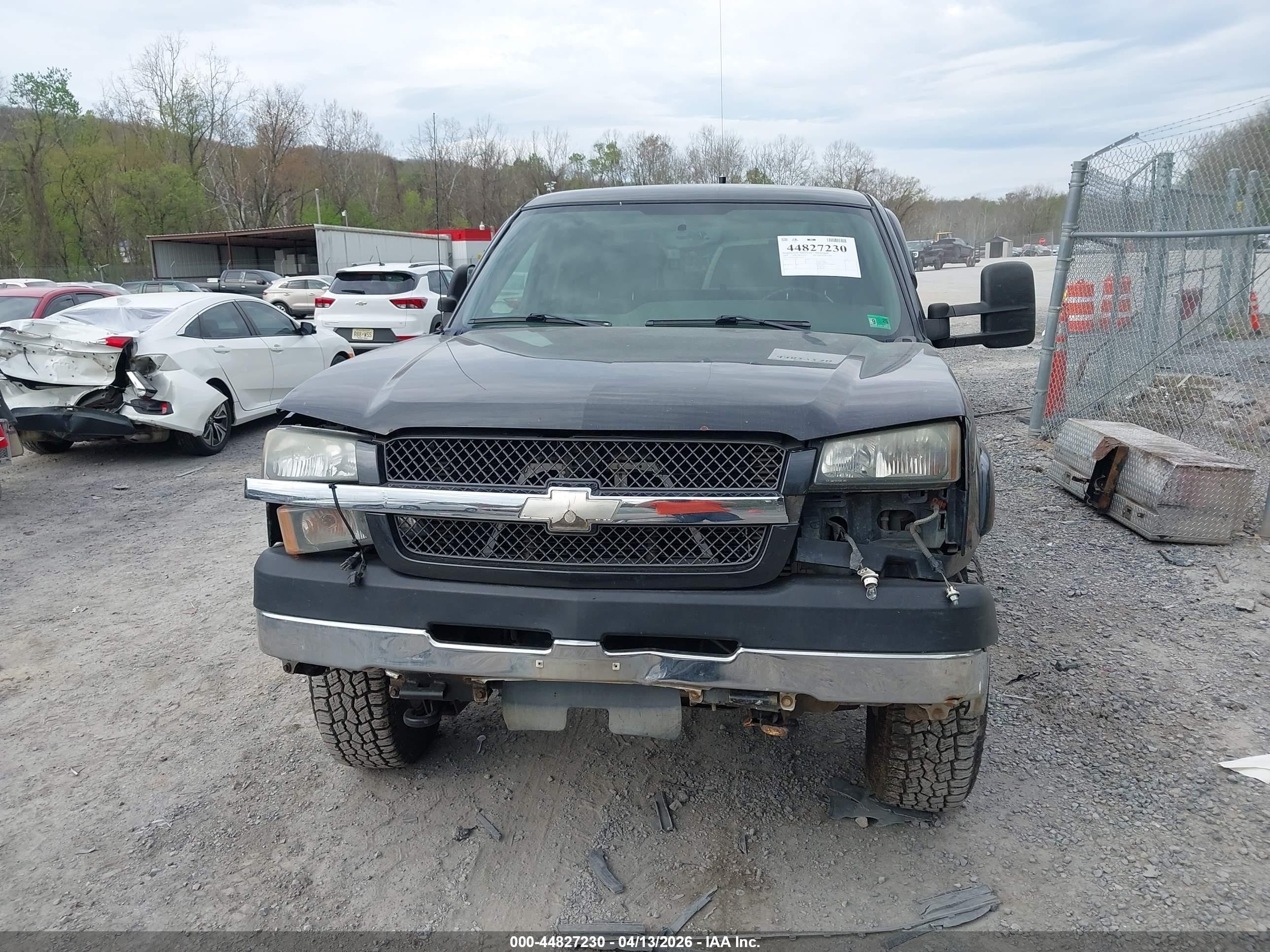 2004 Chevrolet Silverado 2500hd Ls Black vin: 1GCHK29264E295319