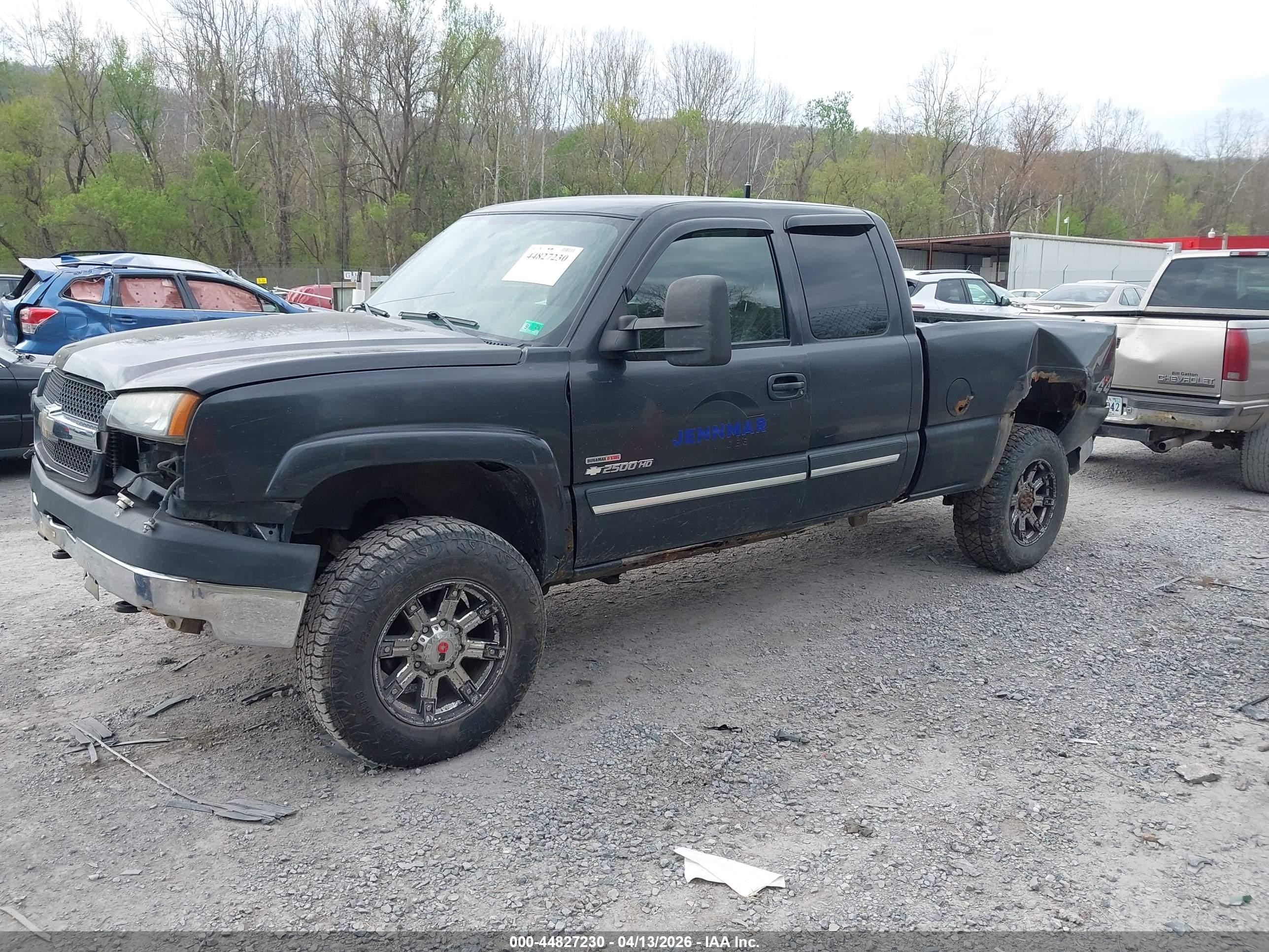 2004 Chevrolet Silverado 2500hd Ls Black vin: 1GCHK29264E295319