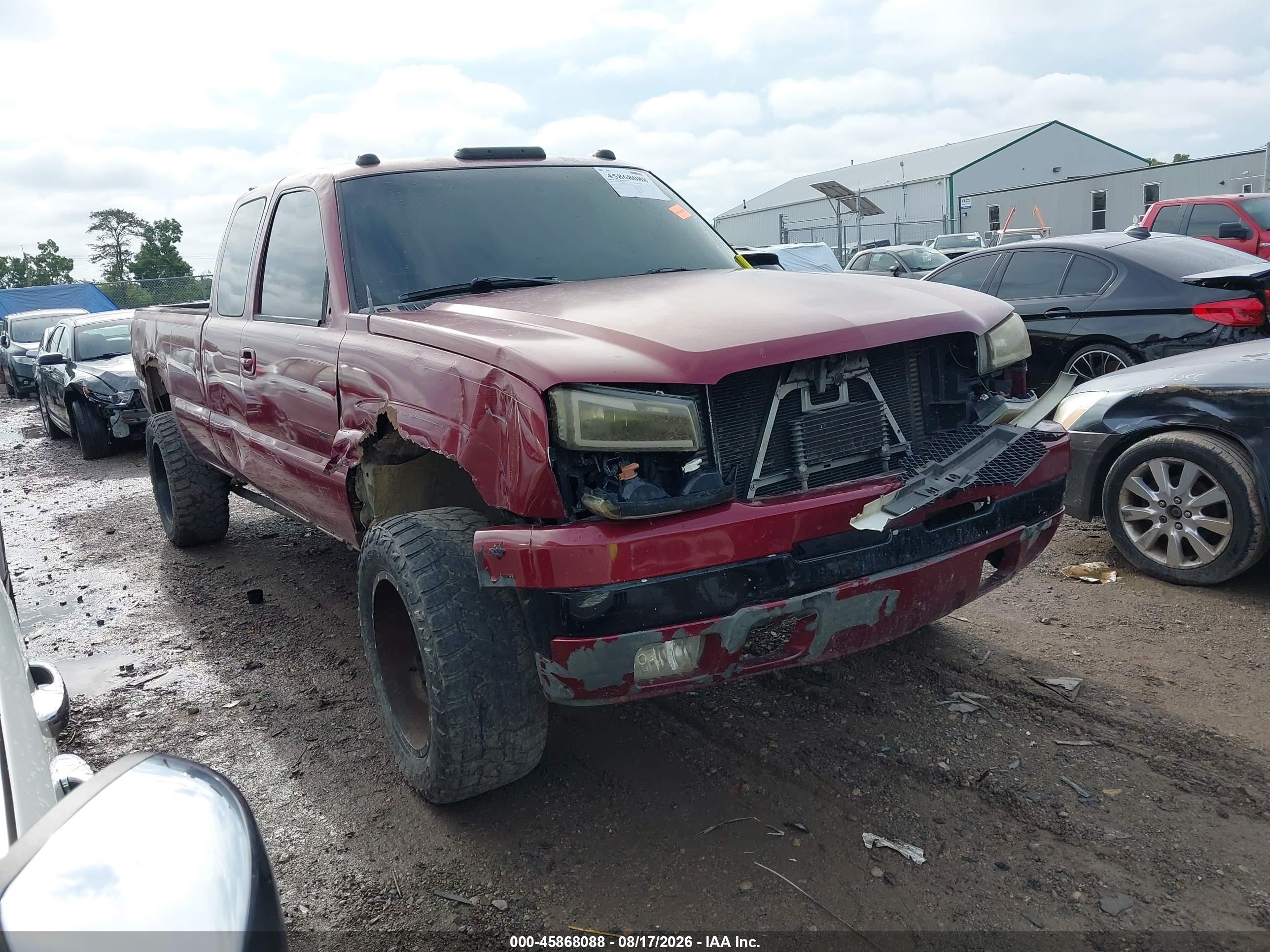 2004 Chevrolet Silverado 2500hd Ls Красный vin: 1GCHK29274E319904