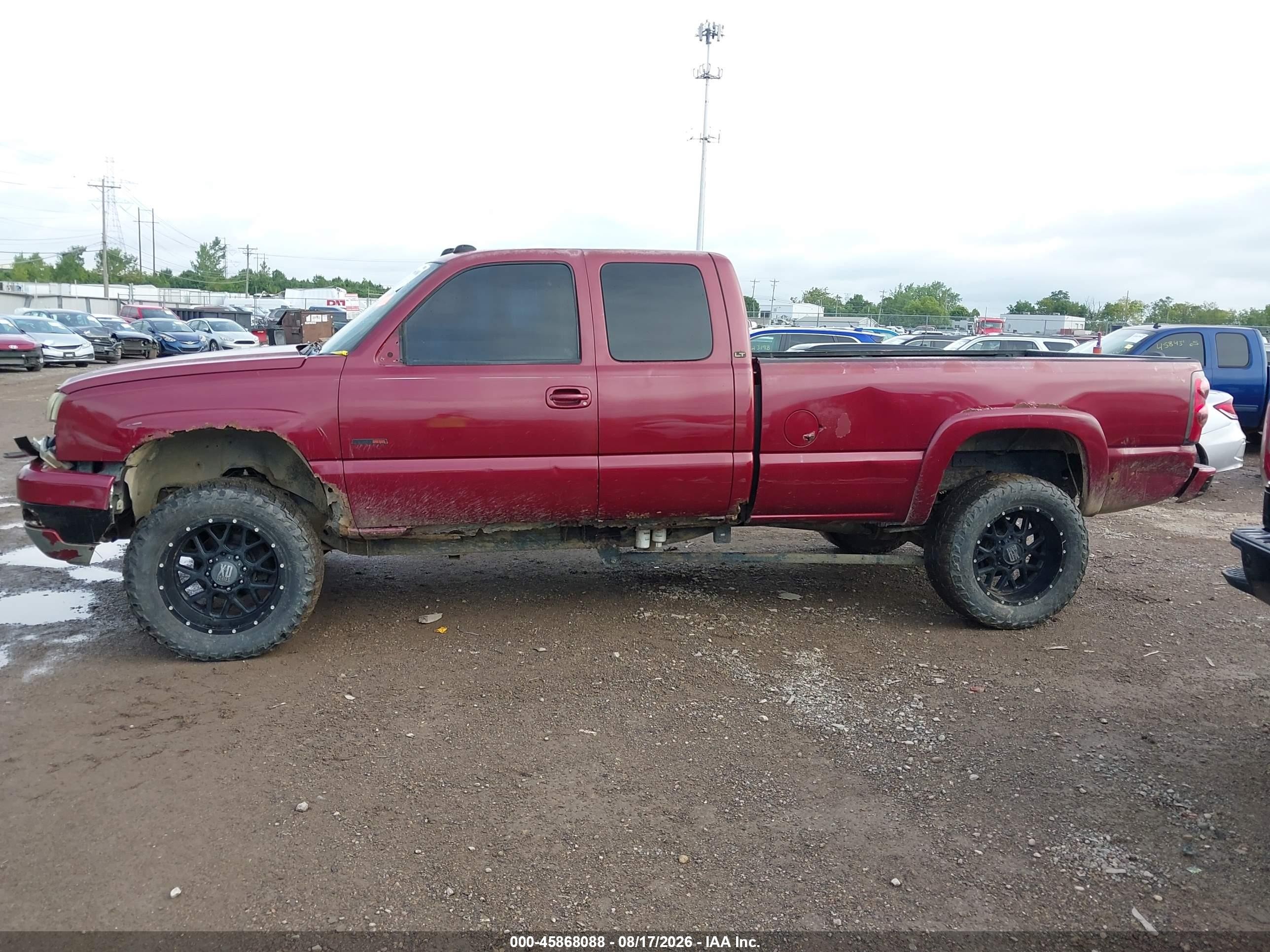 2004 Chevrolet Silverado 2500hd Ls Red vin: 1GCHK29274E319904