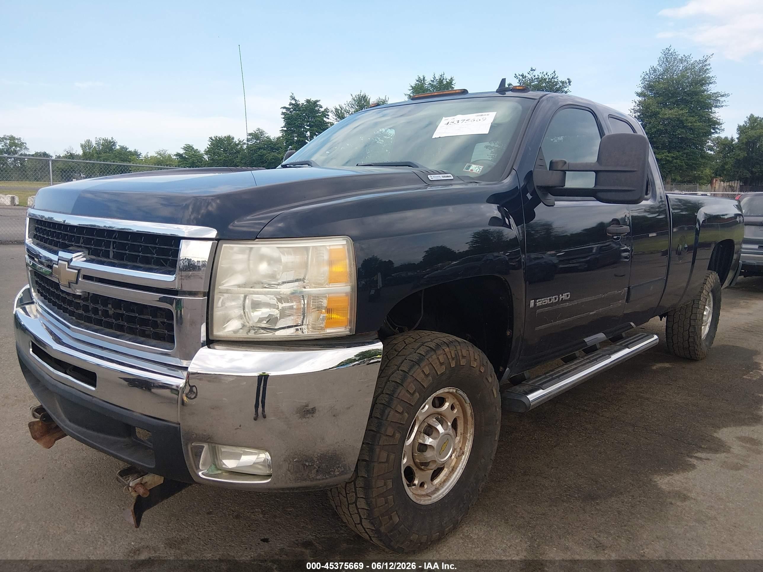 2007 Chevrolet Silverado 2500hd Lt2 Blue vin: 1GCHK29617E552345