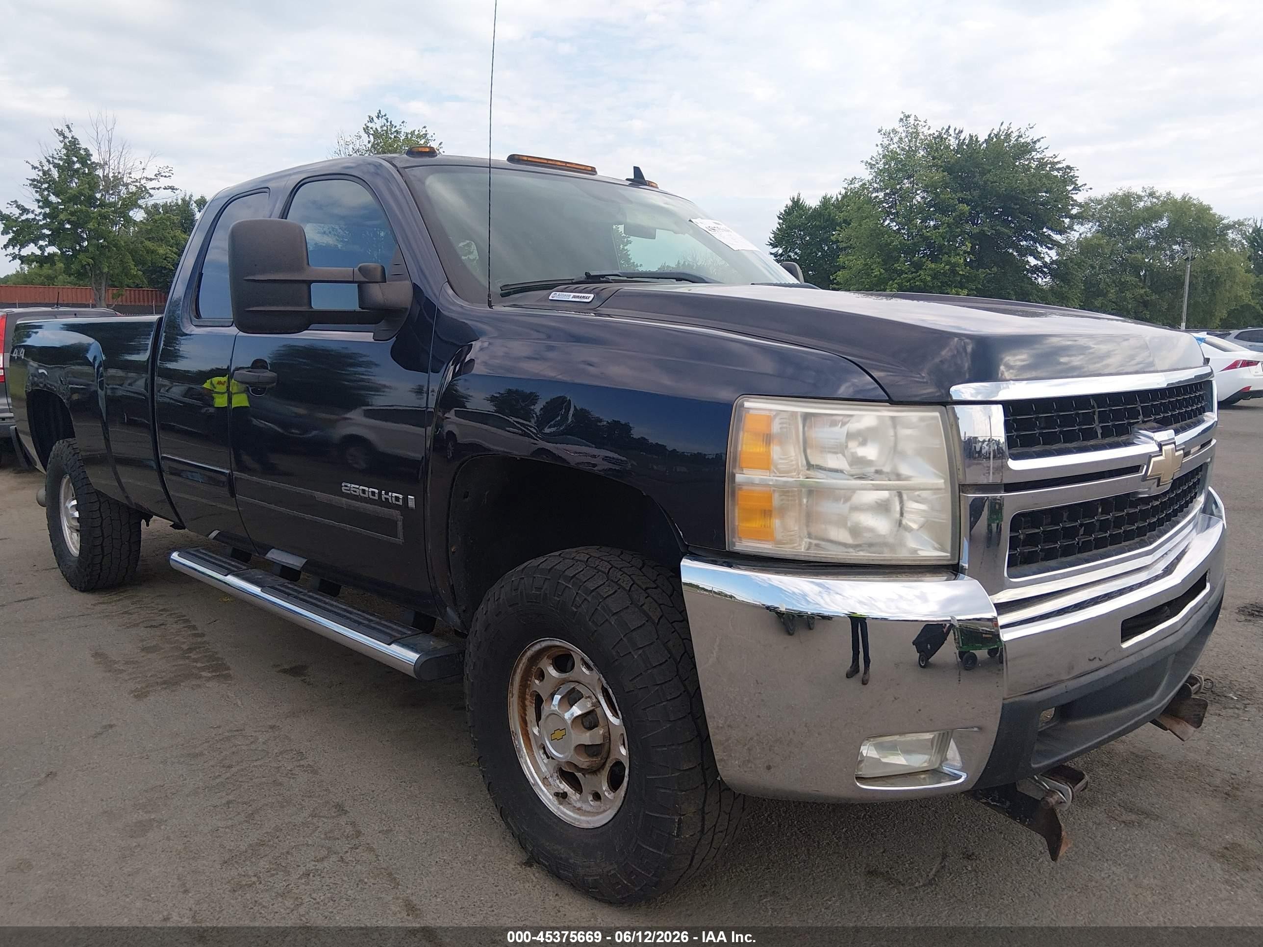2007 Chevrolet Silverado 2500hd Lt2 Blue vin: 1GCHK29617E552345