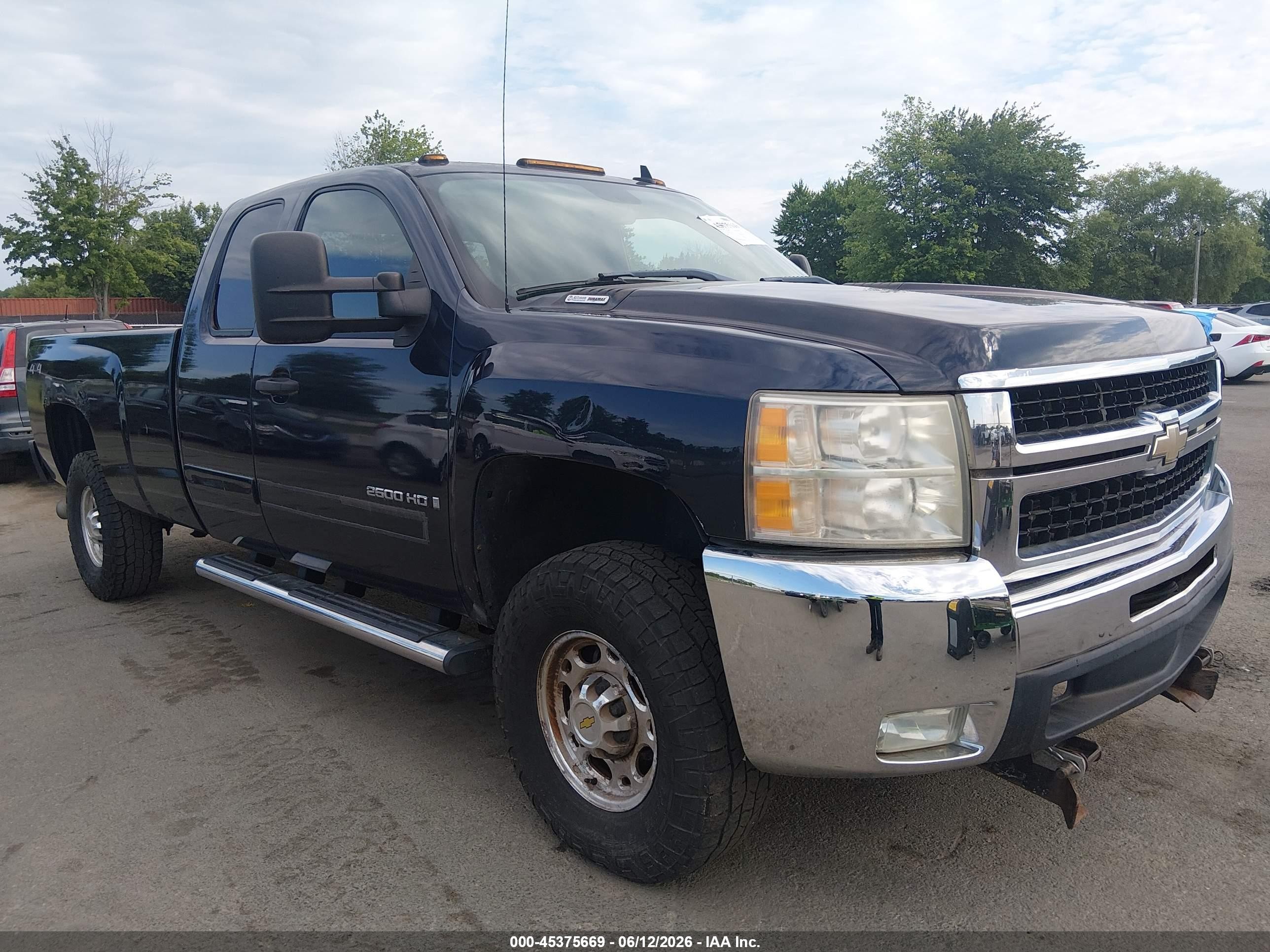 2007 Chevrolet Silverado 2500hd Lt2 Blue vin: 1GCHK29617E552345