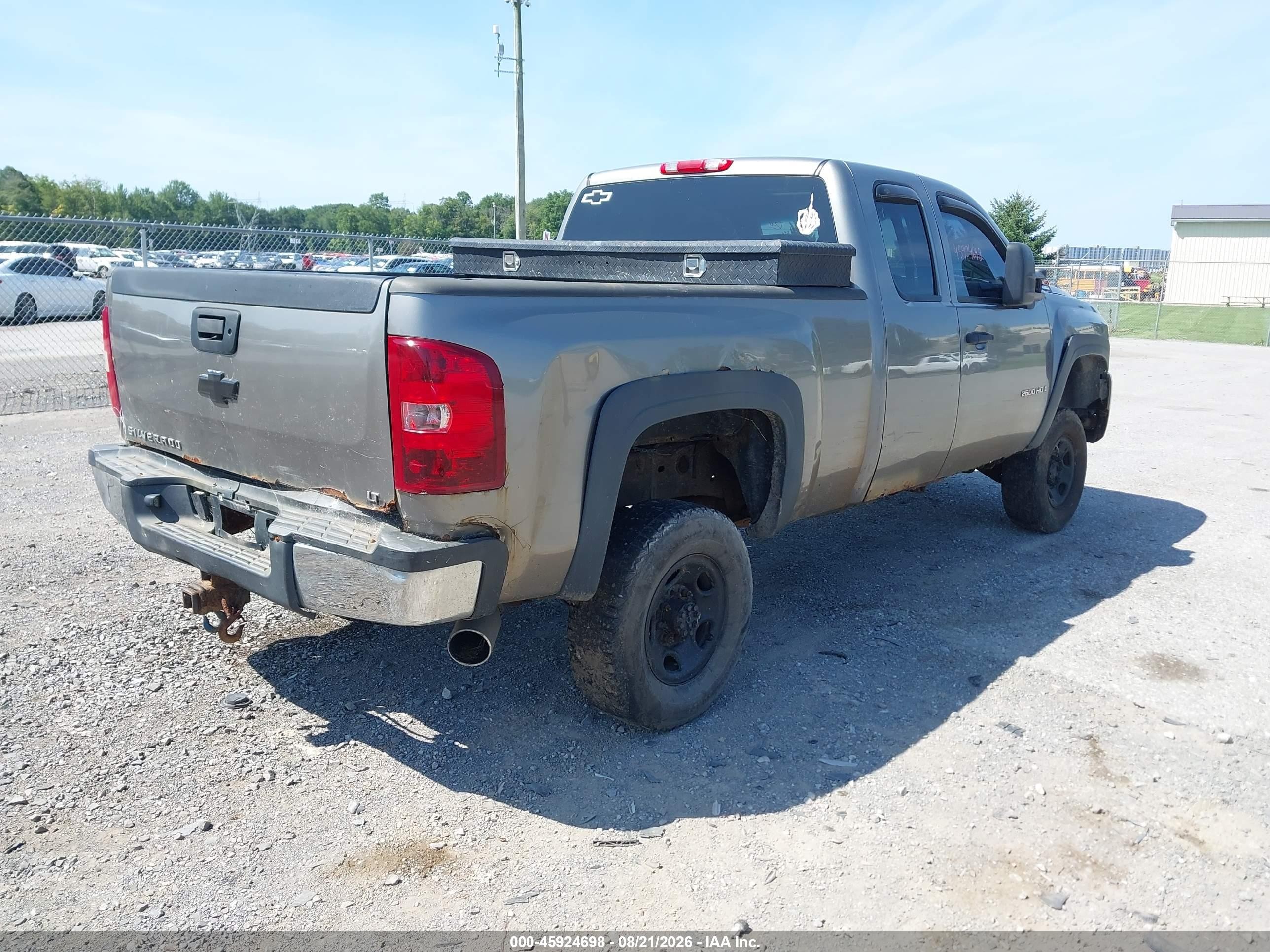 2007 Chevrolet Silverado 2500hd Lt1 Gray vin: 1GCHK29697E535678