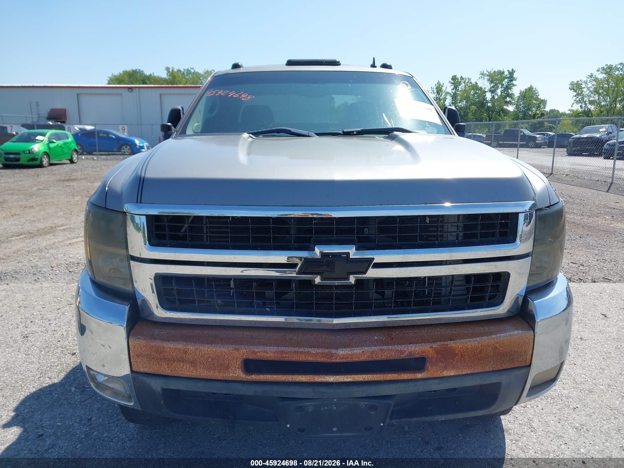 2007 Chevrolet Silverado 2500hd Lt1 Gray vin: 1GCHK29697E535678