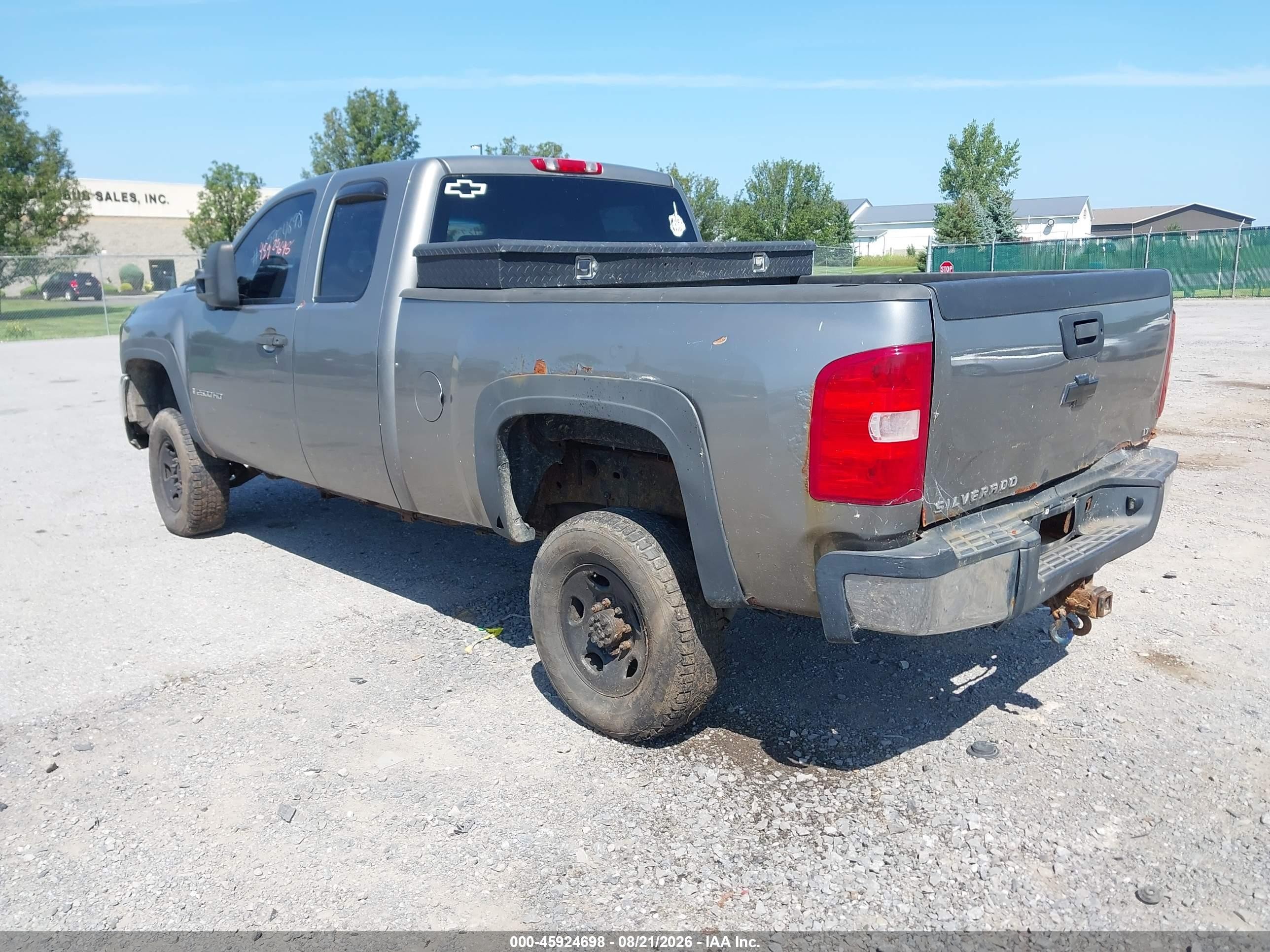 2007 Chevrolet Silverado 2500hd Lt1 Gray vin: 1GCHK29697E535678