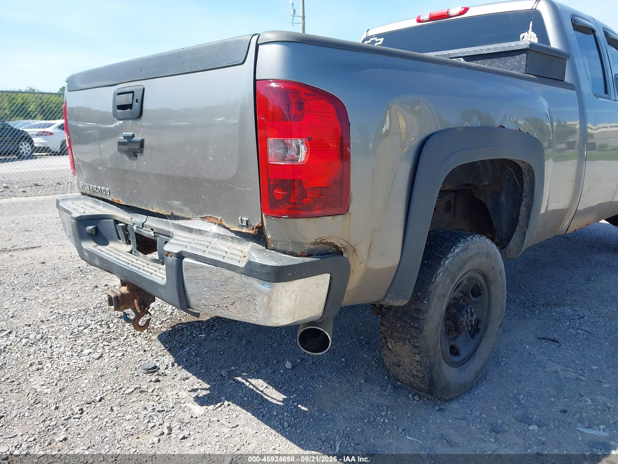2007 Chevrolet Silverado 2500hd Lt1 Gray vin: 1GCHK29697E535678