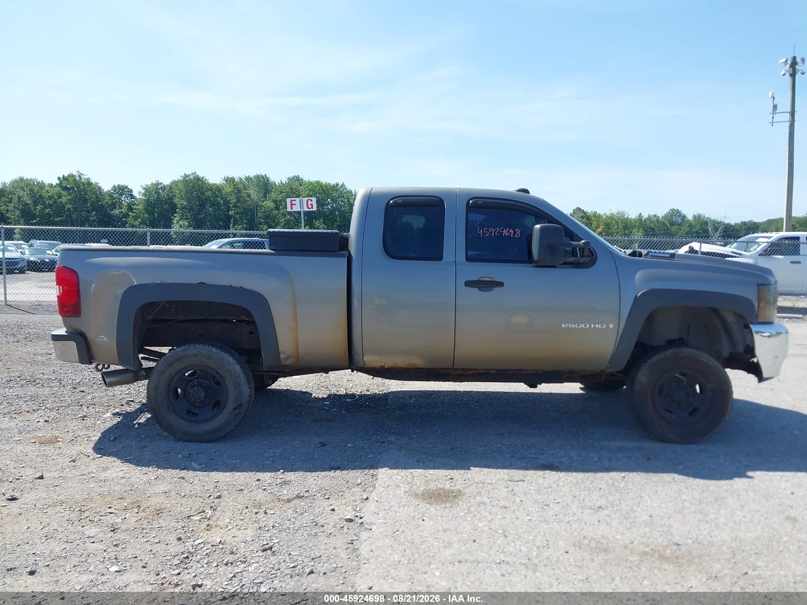 2007 Chevrolet Silverado 2500hd Lt1 Gray vin: 1GCHK29697E535678